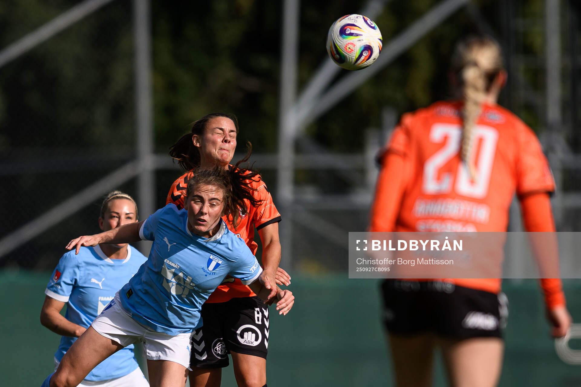 Malmö FFs Matilda Kristell och Kristianstads Alexandra
