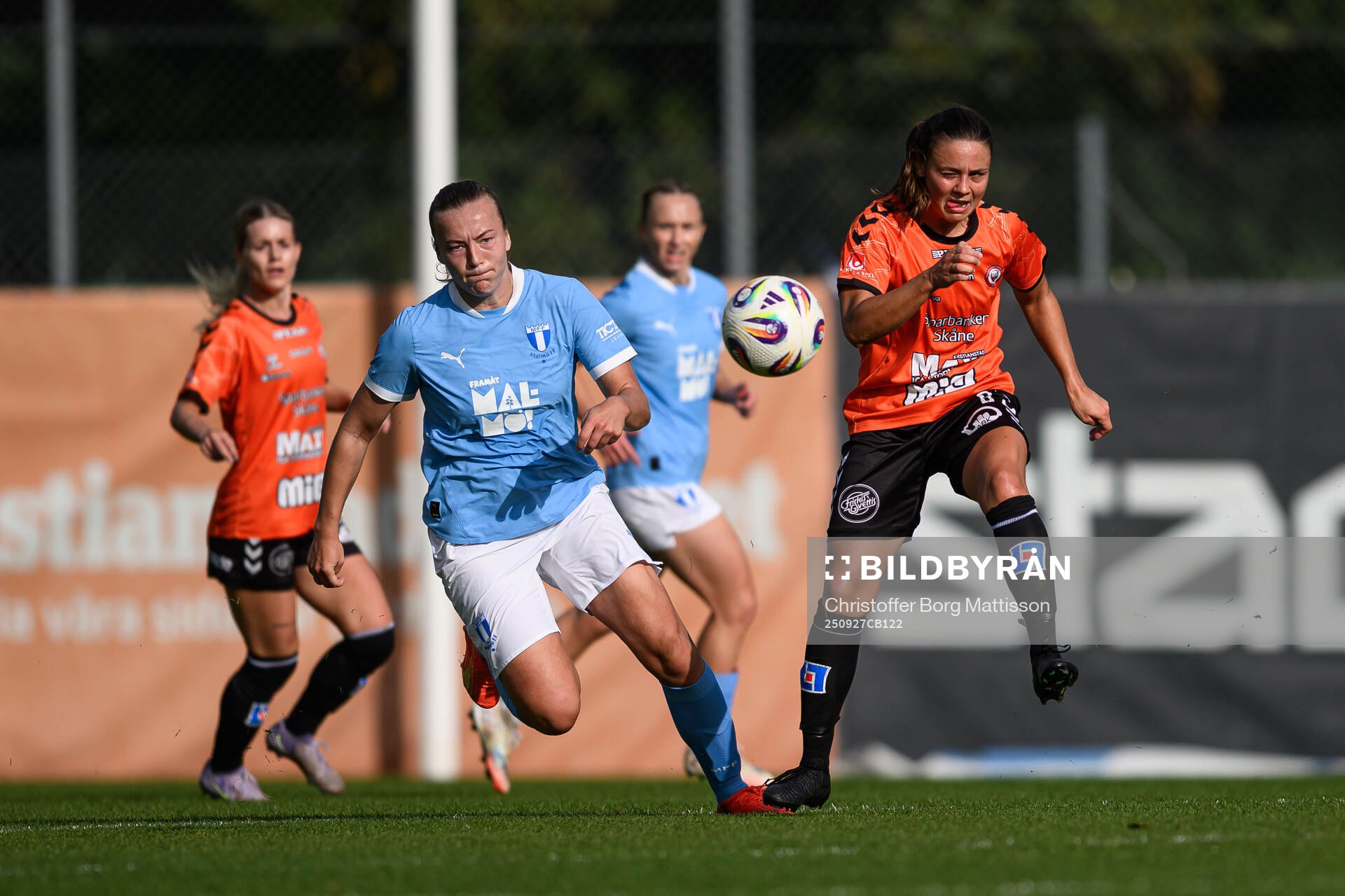 Malmö FFs Sara Kanutte Sørensen Fornes och Kristianstads