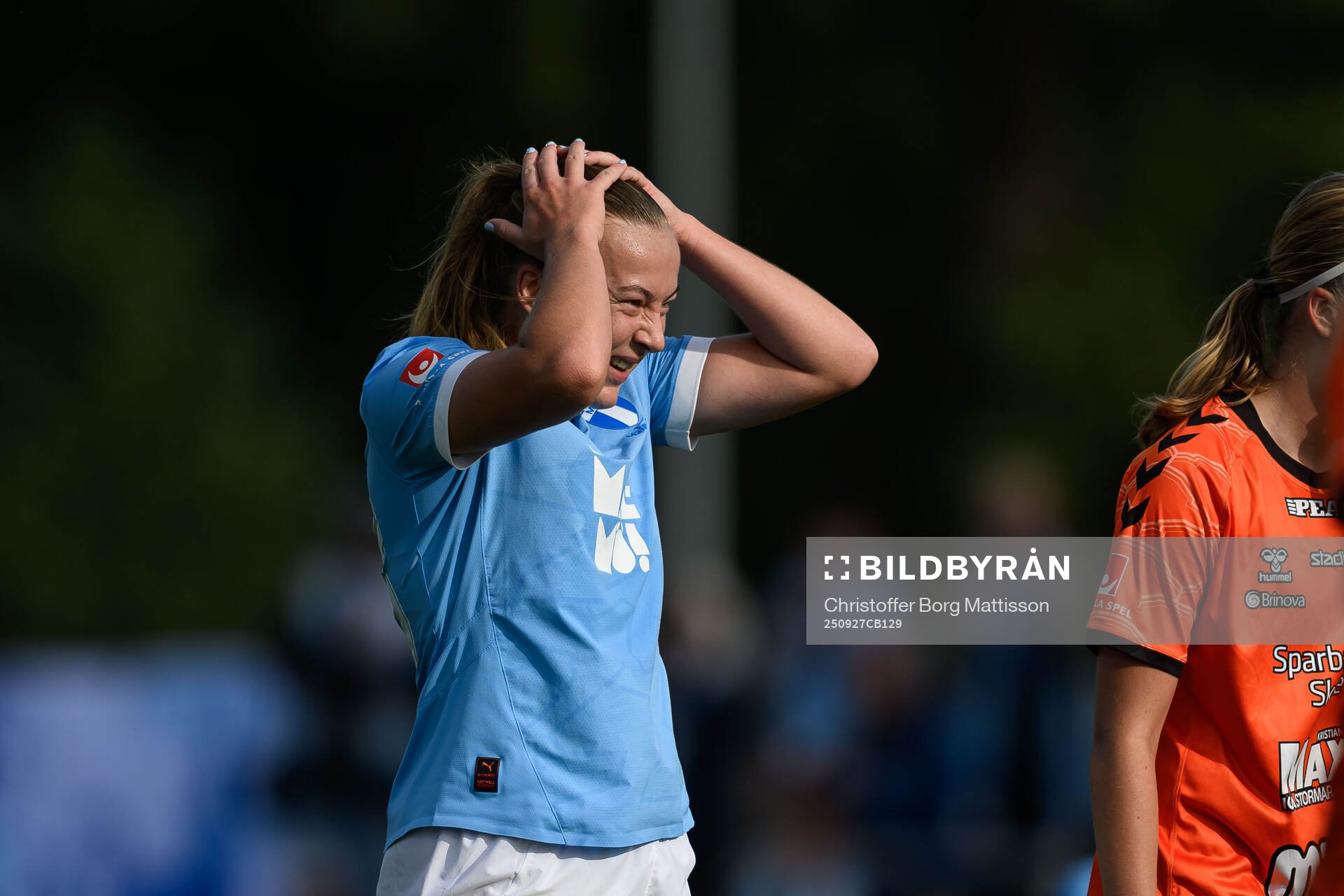 Malmö FFs Sara Kanutte Sørensen Fornes deppar