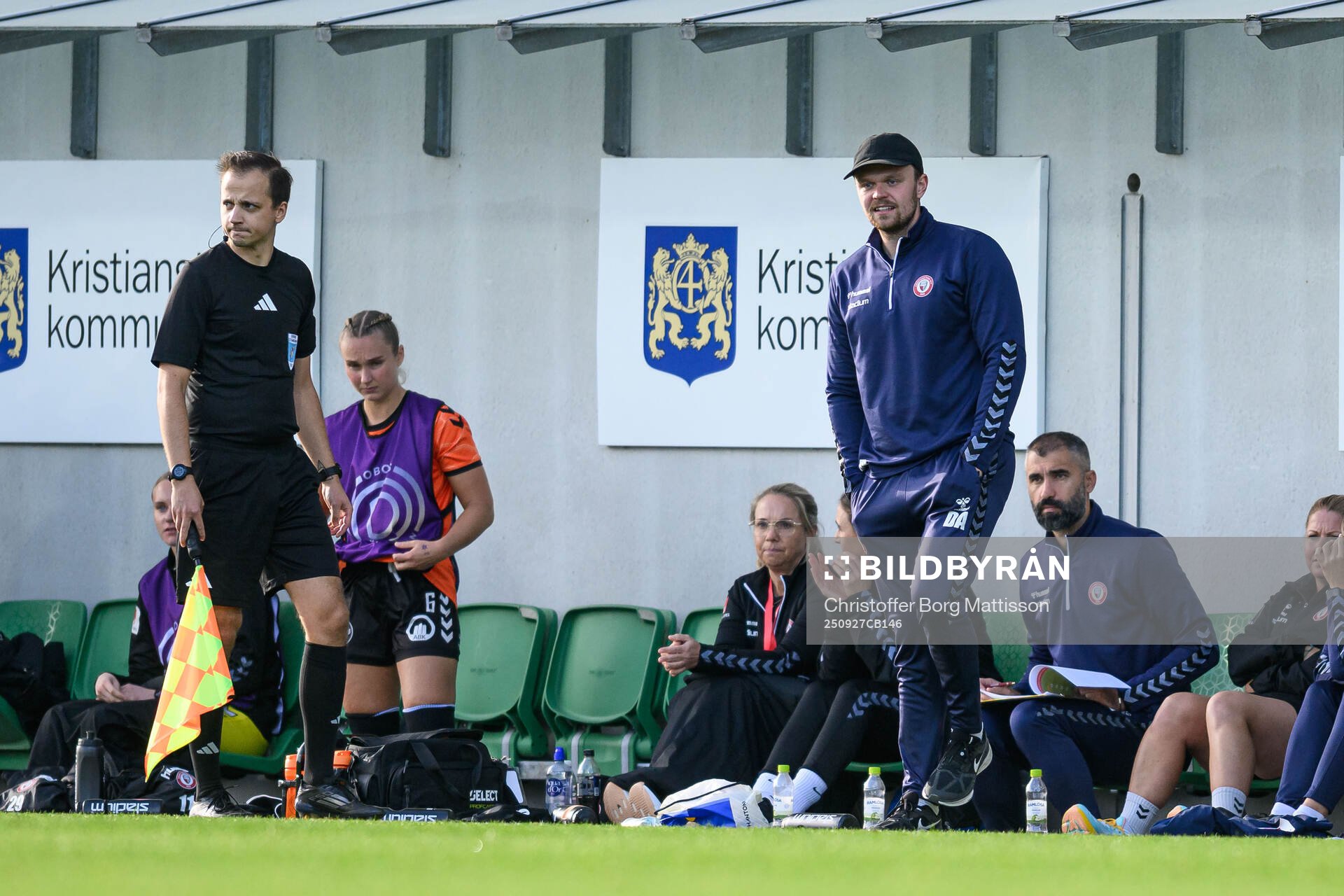 Kristianstads tränare Daniel Angergård