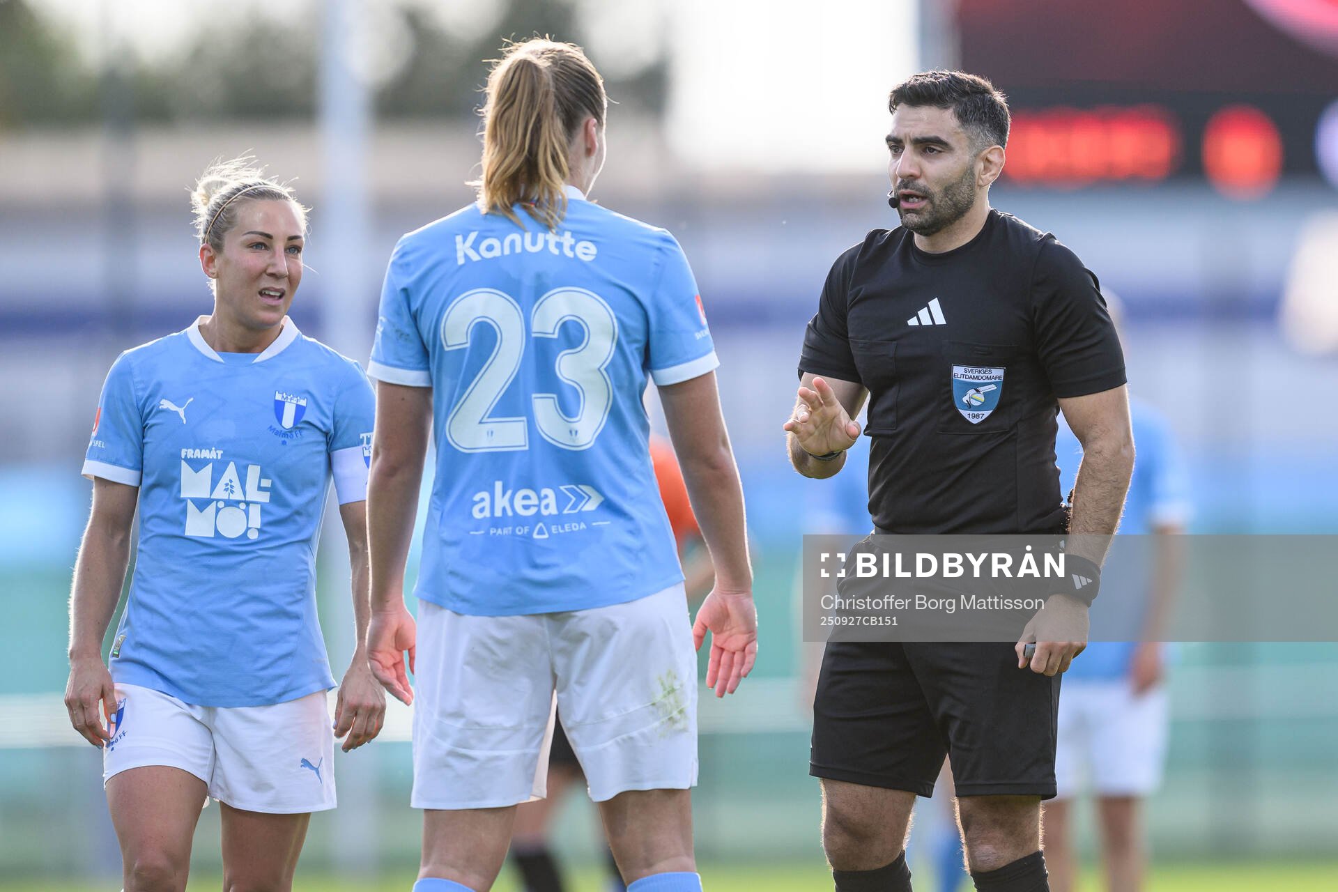 Malmö FFs Mia Persson och Sara Kanutte Sørensen Fornes