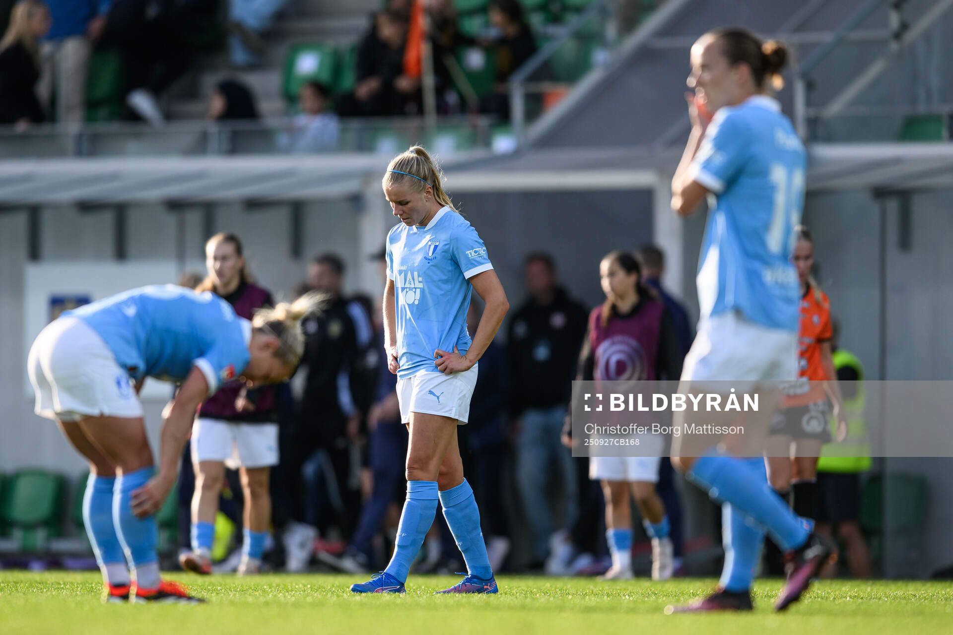 Malmö FFs Nellie Lilja deppar