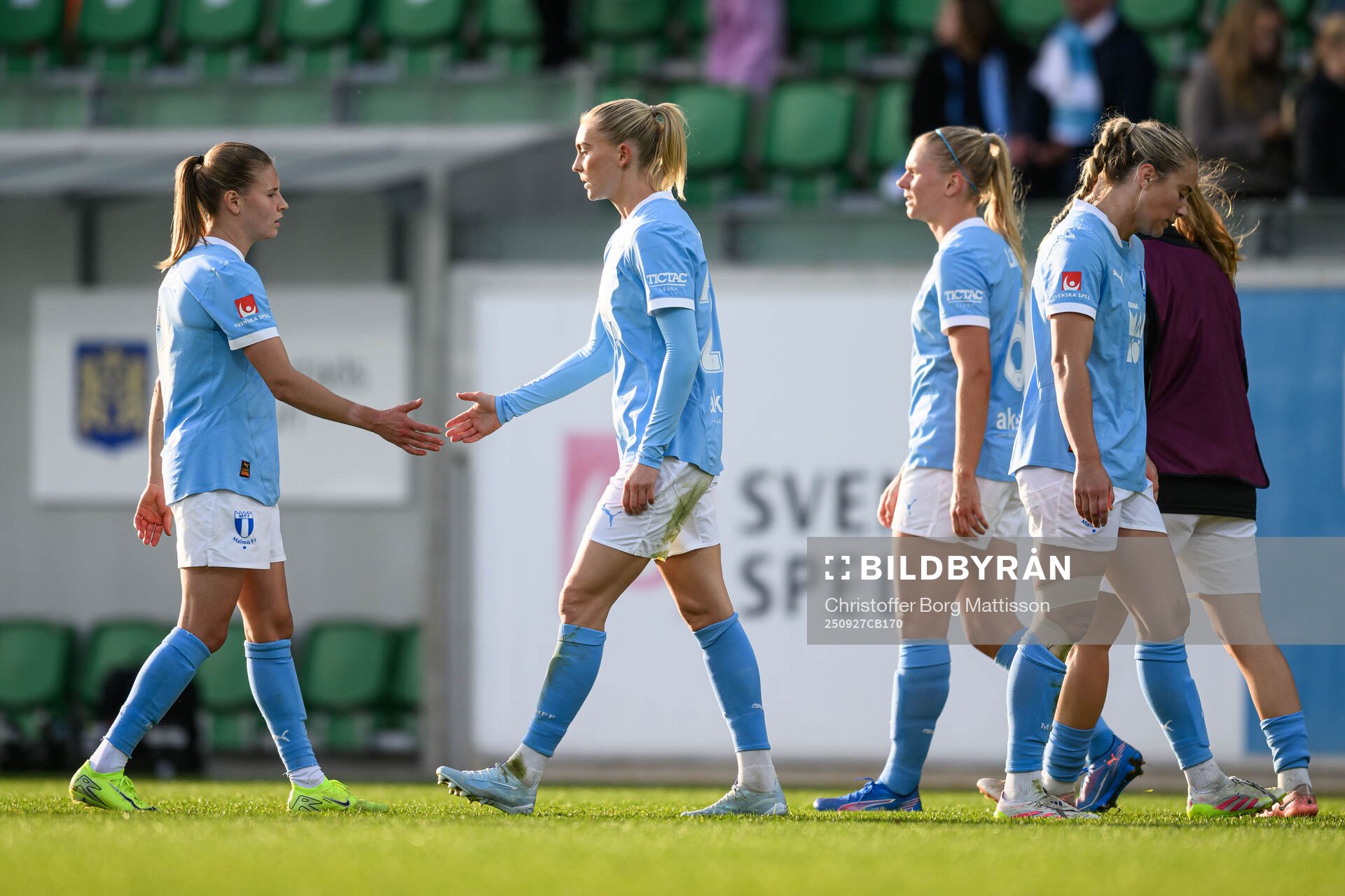 Malmö FFs Beatrice Persson deppar