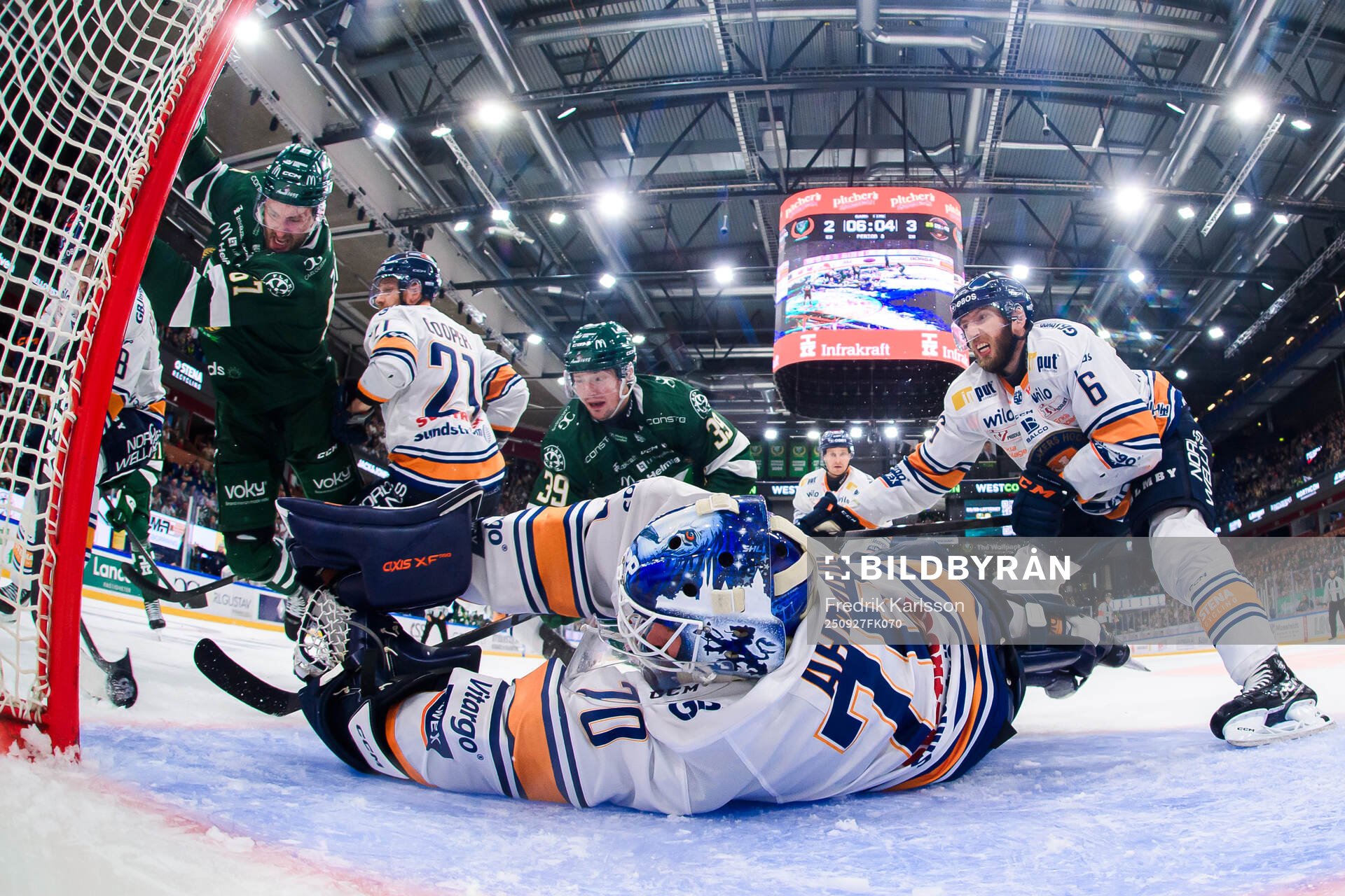Färjestads Radim Zohorna och Luke Philp
