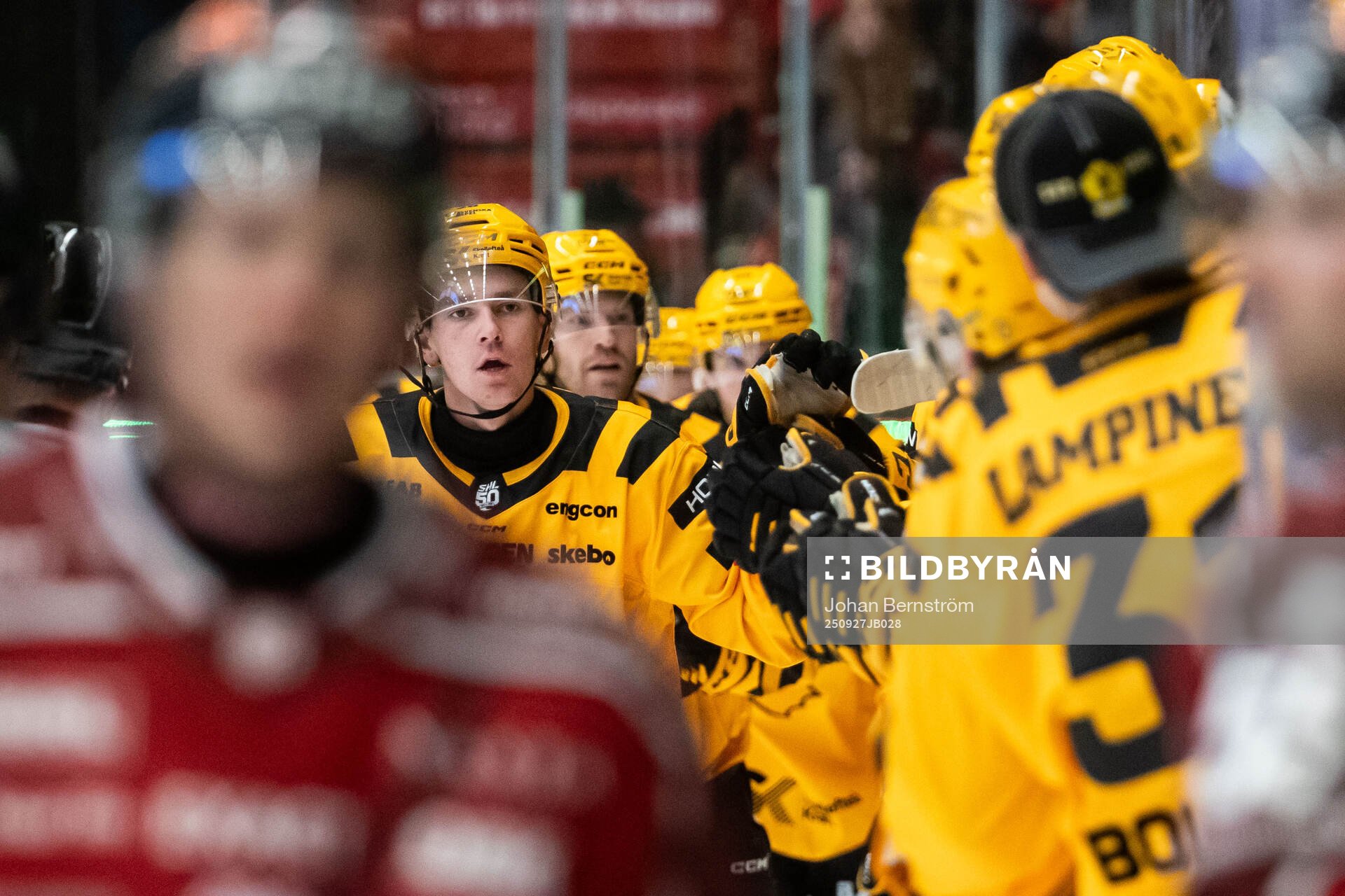 Skellefteås Pontus Johansson jublar