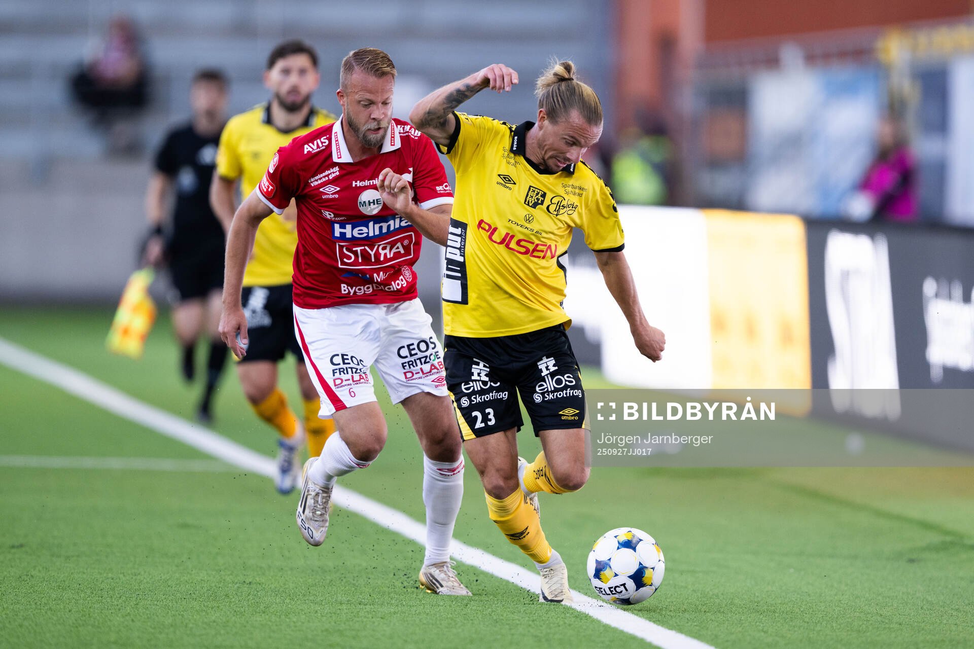 Degerfors Daniel Sundgren och Elfsborgs Niklas Hult