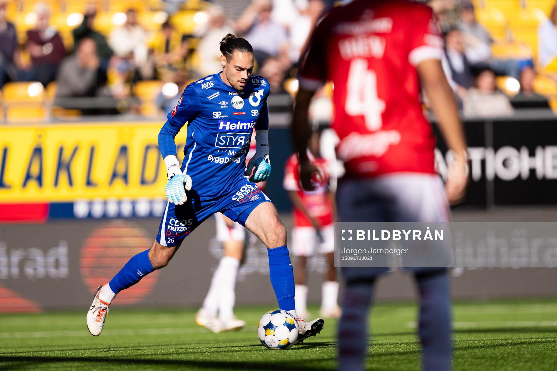 Degerfors målvakt Matvei Igonen