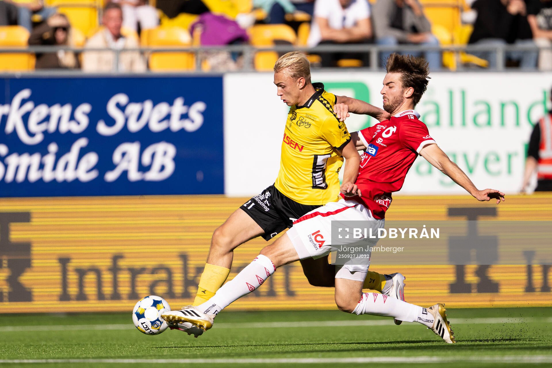 Elfsborgs Leo Östman och Degerfors Juhani Pikkarainen