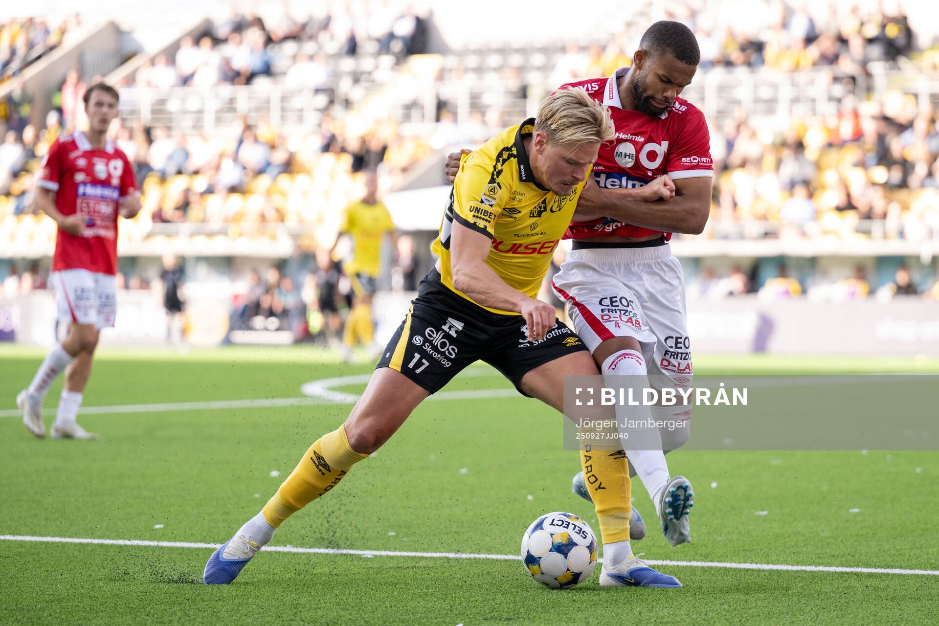 Elfsborgs Per Frick och Degerfors Leon Hien