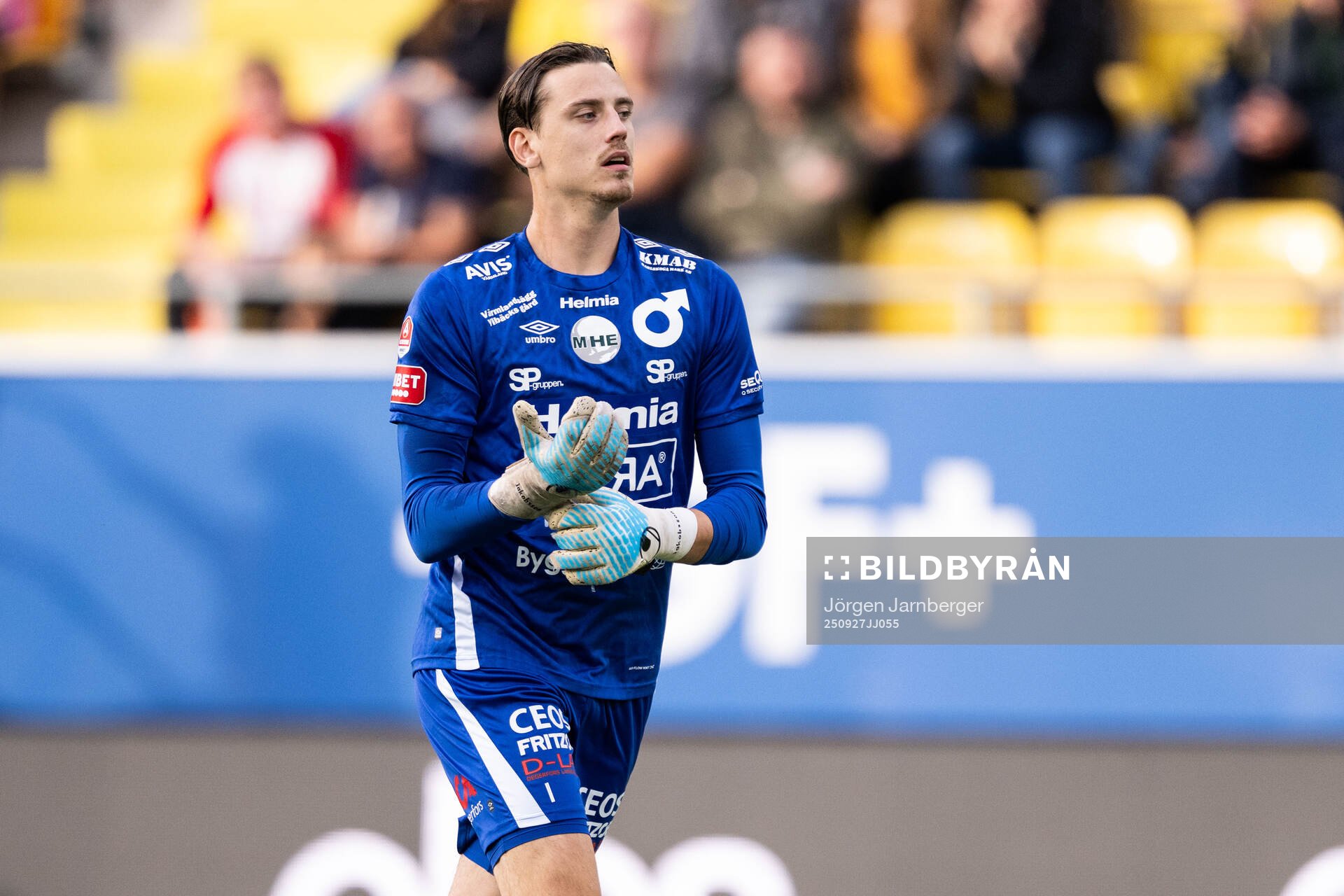 Degerfors målvakt Wille Jakobsson