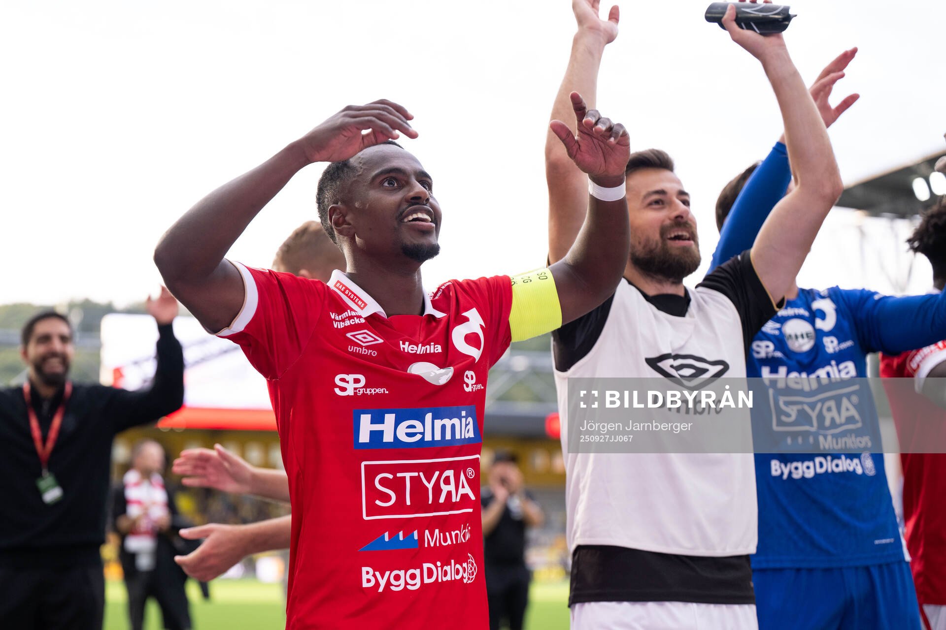 Degerfors Nahom Netabay jublar