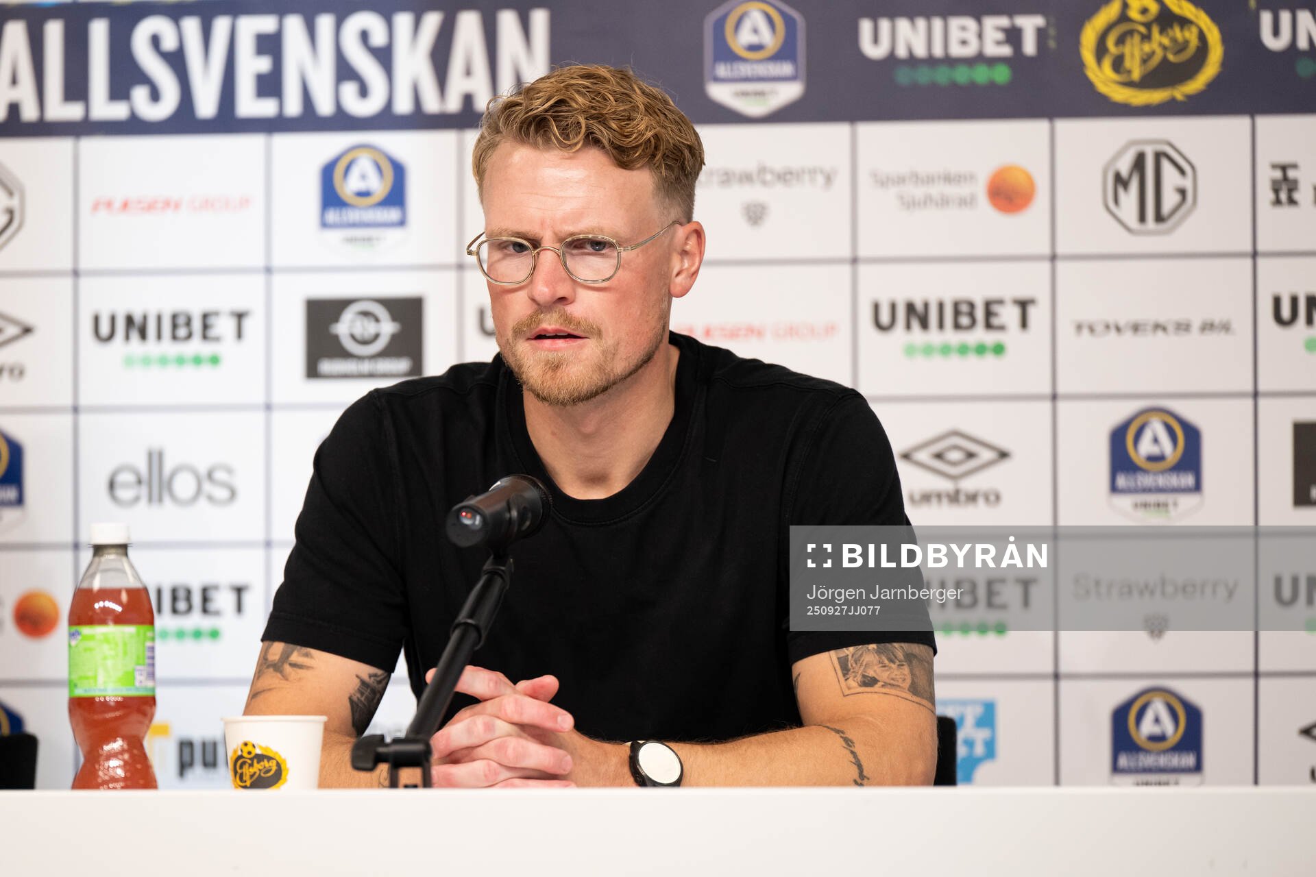 Degerfors tränare Oscar Hiljemark