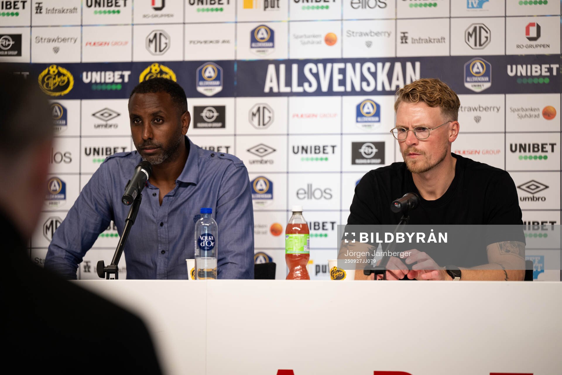 Degerfors tränare Henok Goitom och Elfsborgs tränare
