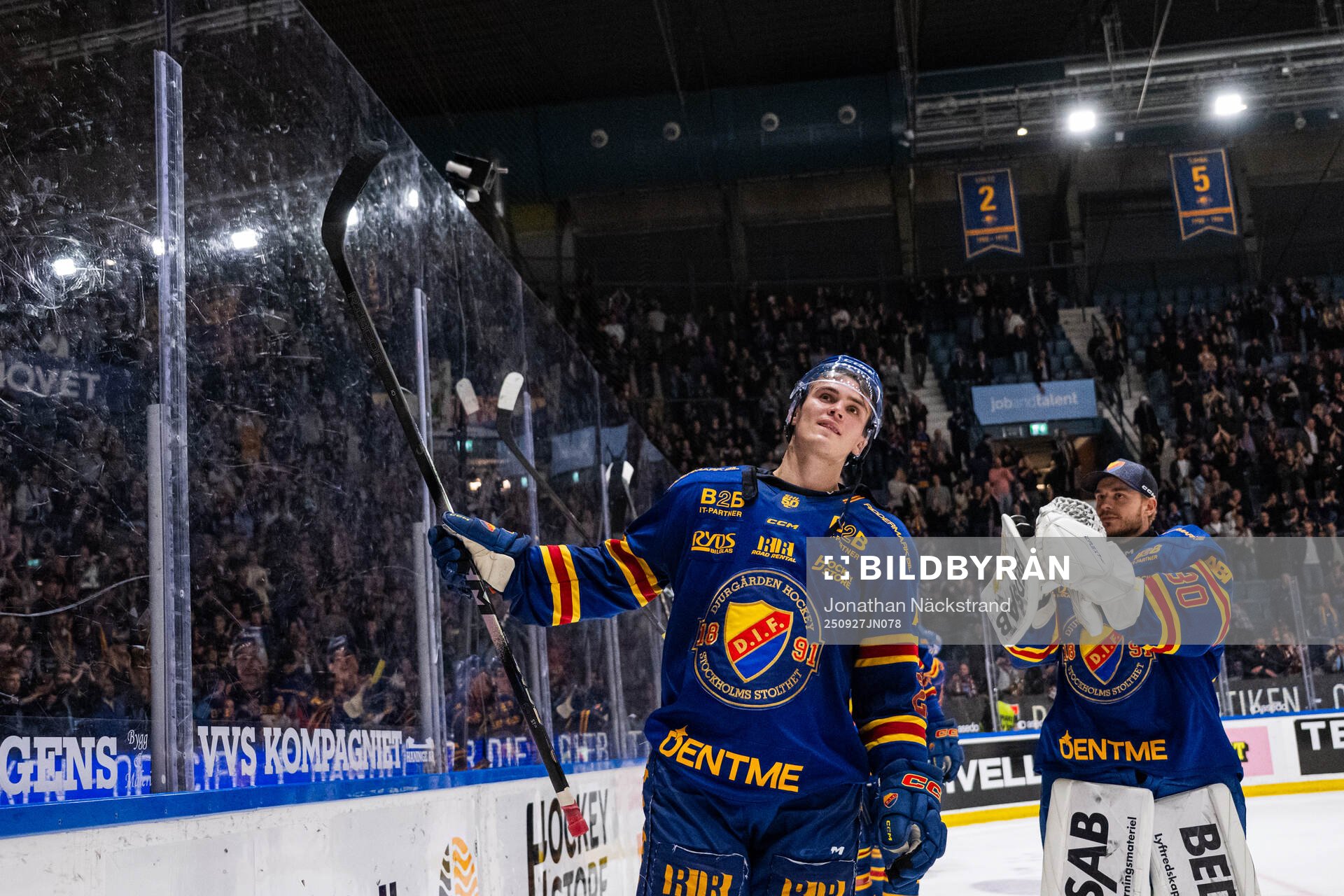 Djurgårdens Håvard Salsten jublar