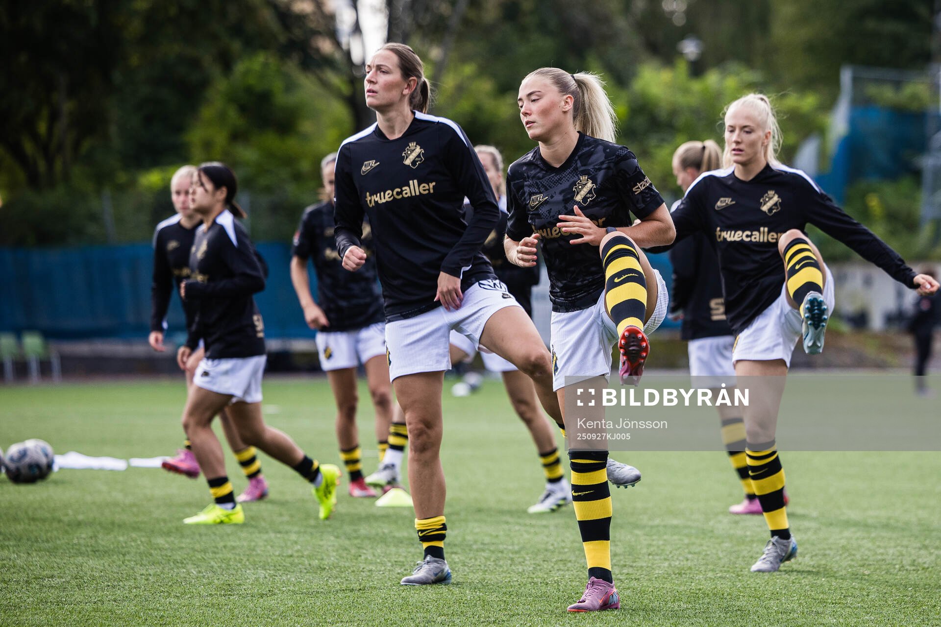 AIKs Jennie Nordin och Ida Björnberg