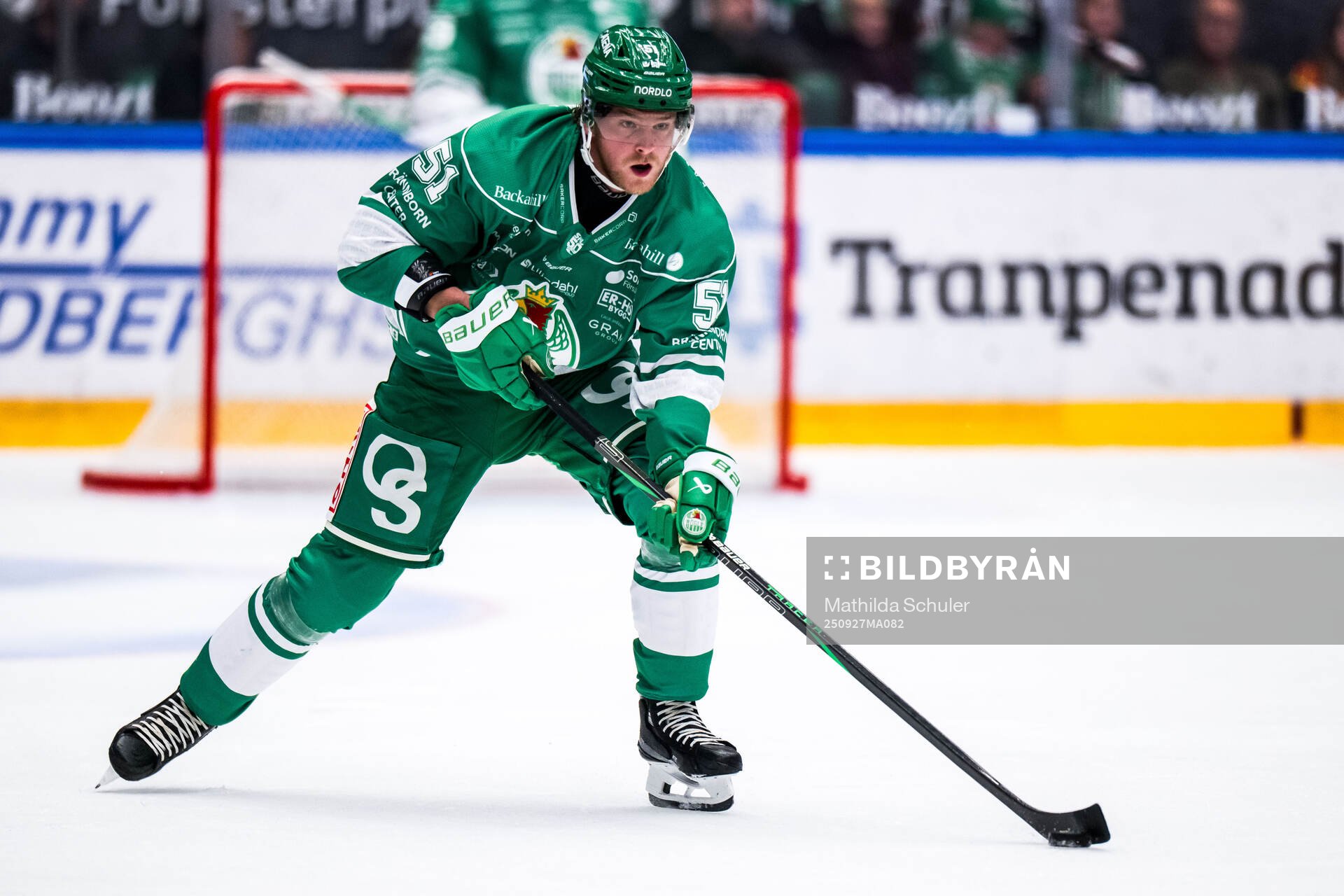 Under ishockeymatchen i SHL mellan Rögle och Brynäs