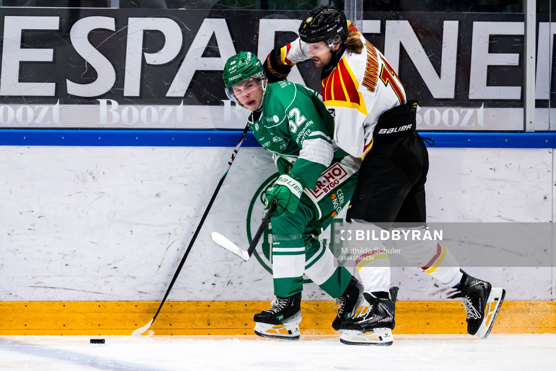 Rögles Felix Nilsson och Brynäs Axel Jonsson-Fjällby