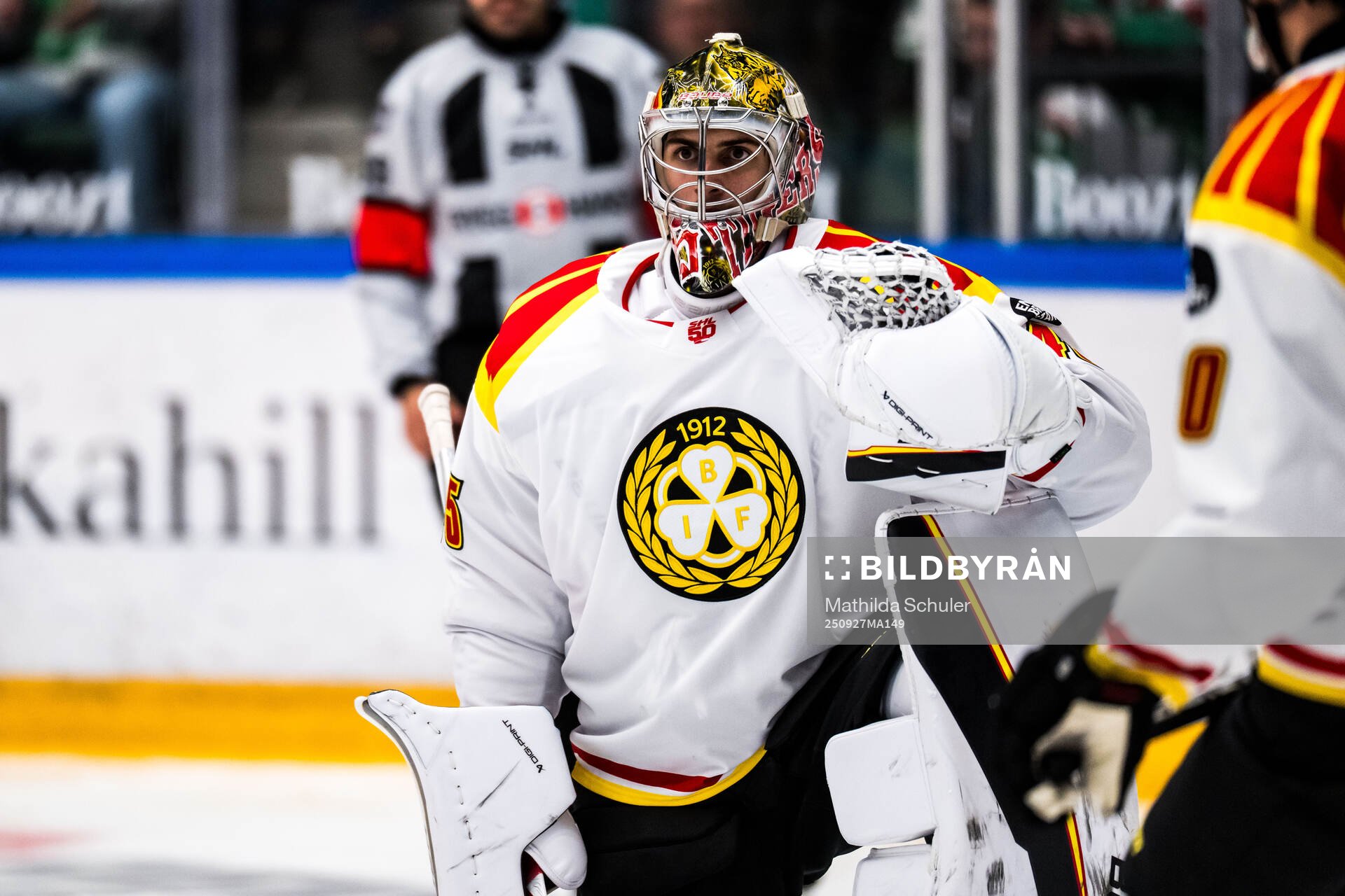 Brynäs målvakt Damian Clara