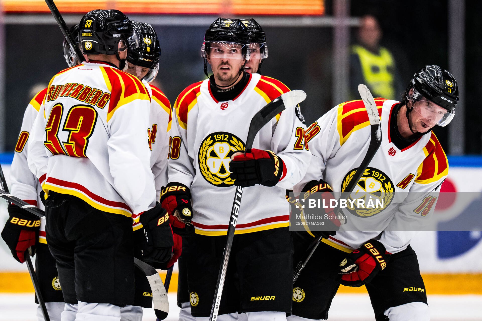 Brynäs Johannes Kinnvall jublar