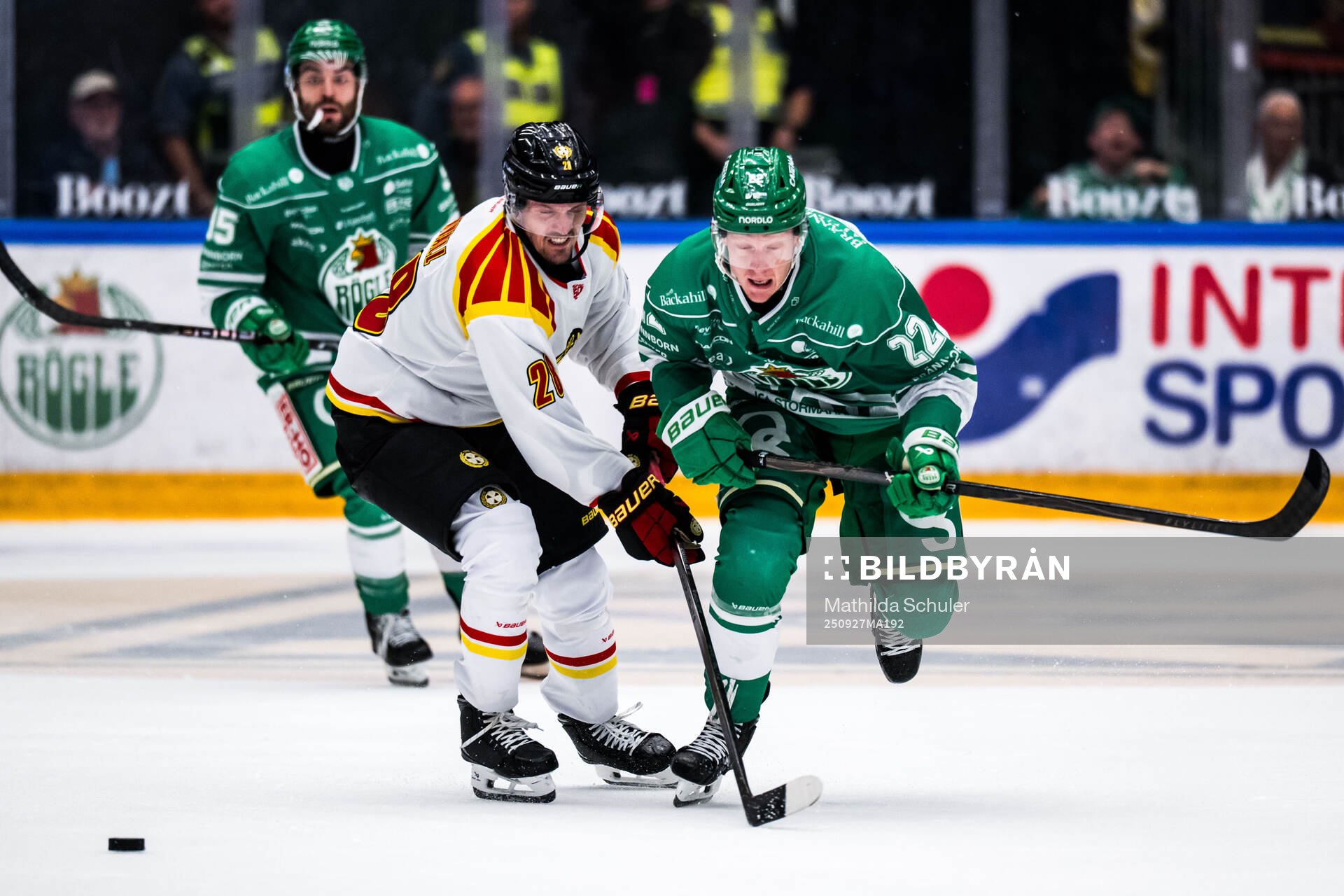 Brynäs Johannes Kinnvall och Rögles Fredrik Olofsson