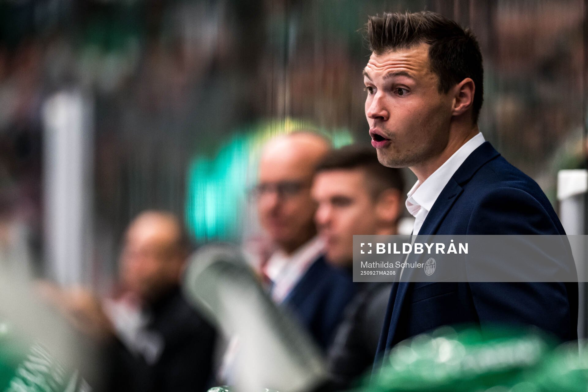 Rögles assisterande tränare Max Bohlin