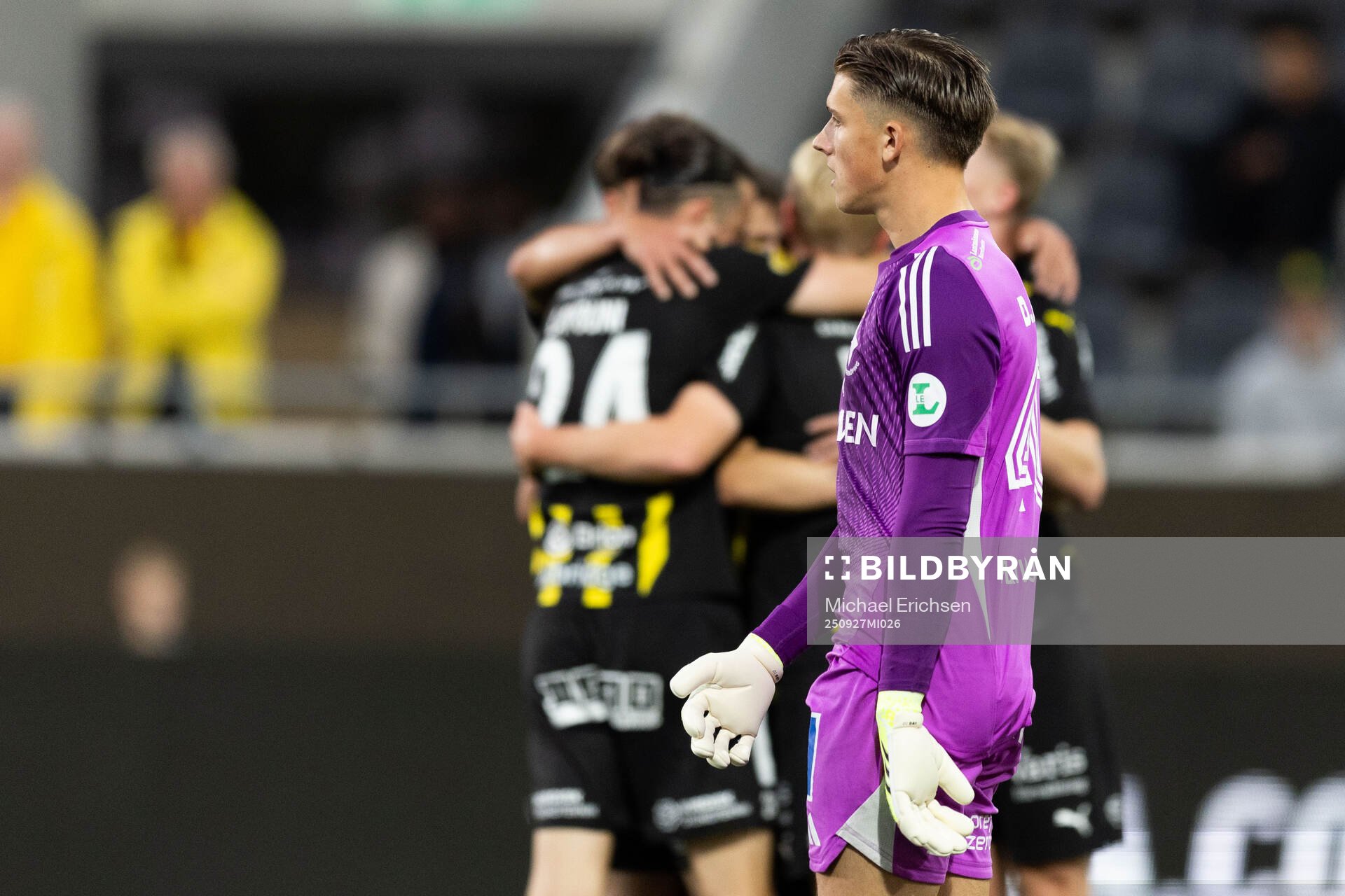 IFK Norrköpings målvakt David Andersson deppar