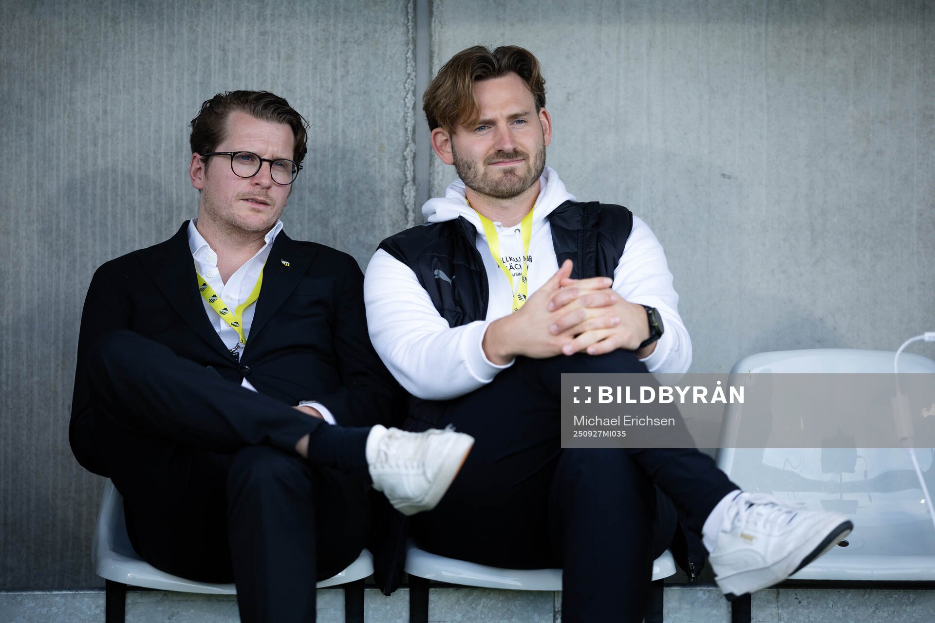 Häckens sportchef Erik Friberg och sportkoordinator Max