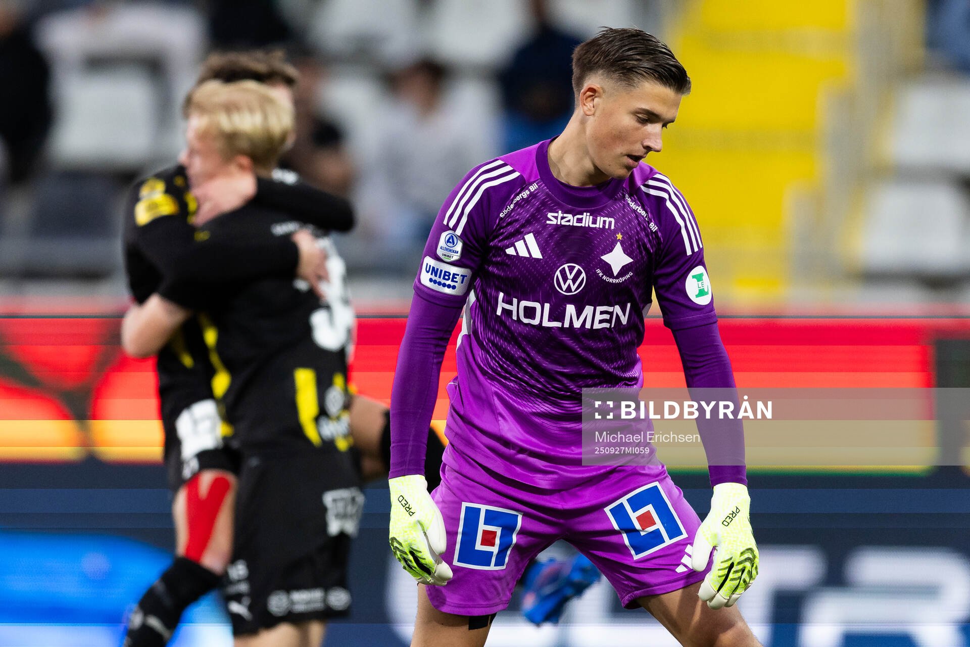 IFK Norrköpings målvakt David Andersson deppar