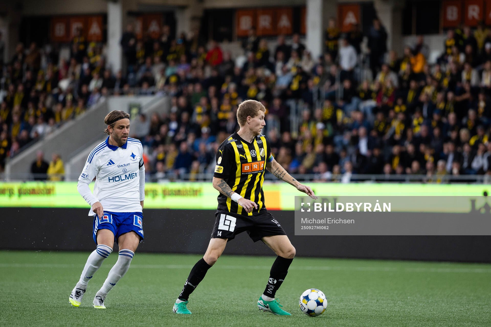 IFK Norrköpings Christoffer Nyman och Häckens Simon
