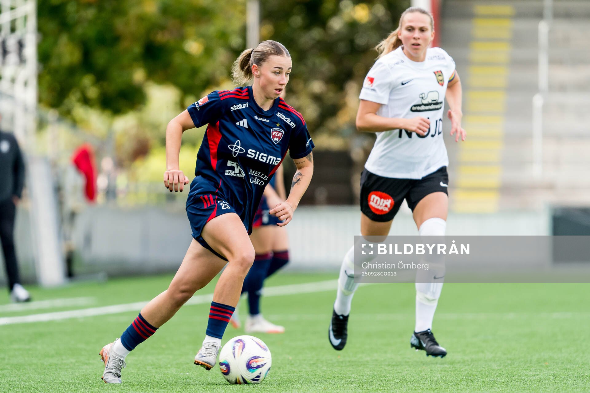 Rosengårds Anastasiya Pabiahaila och Brommapojkarnas Frida