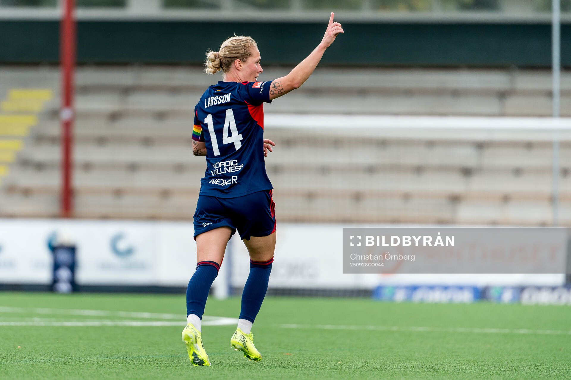 Rosengårds Emilia Larsson jublar