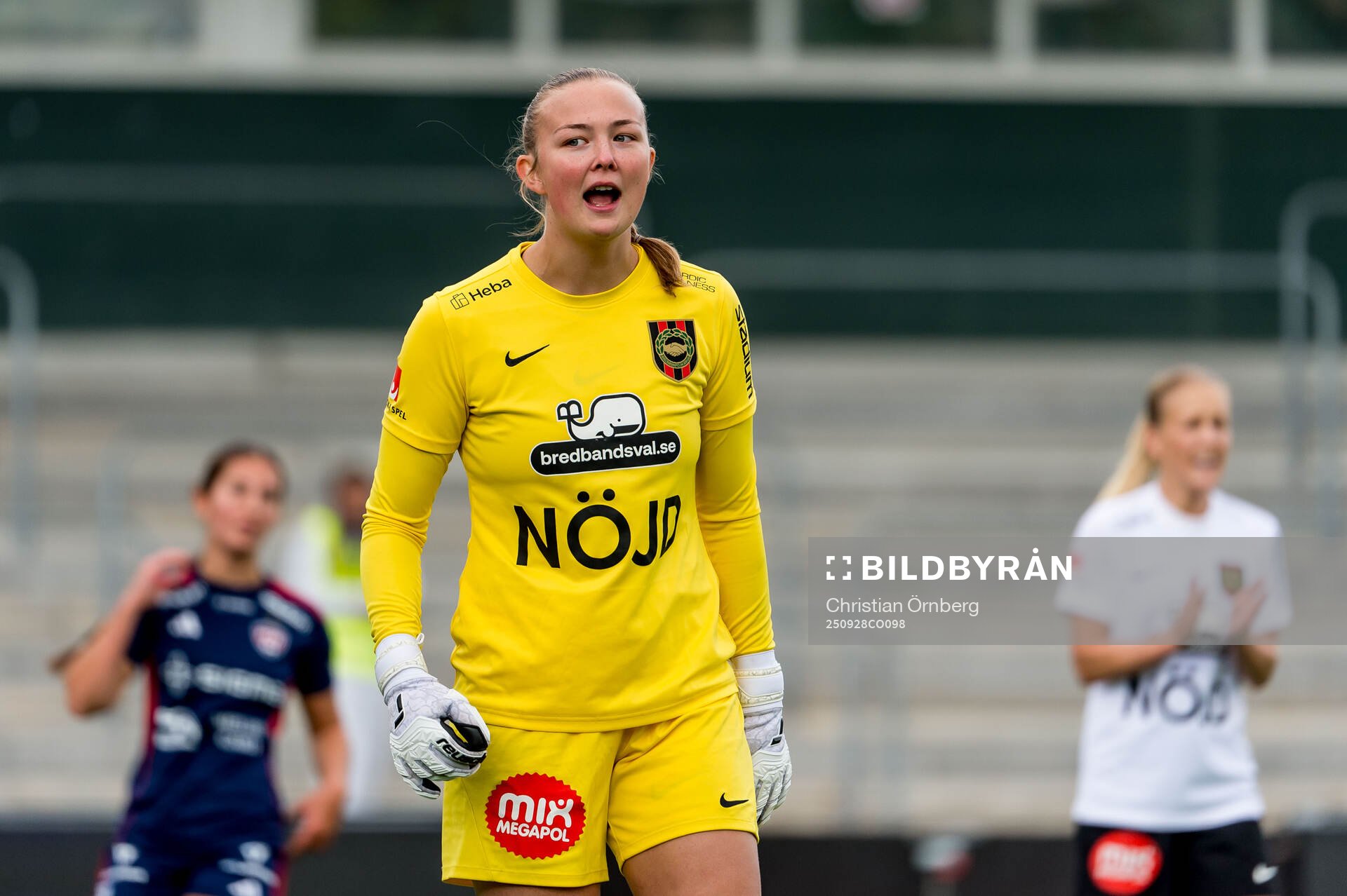 Brommapojkarnas målvakt Clara Ekstrand