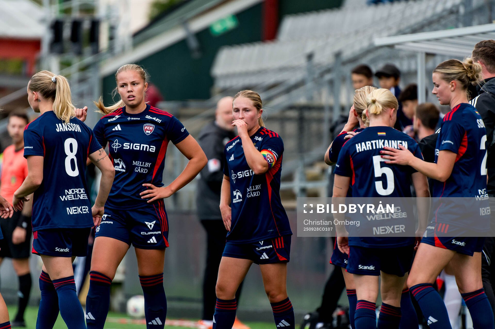 Rosengårds spelare deppar