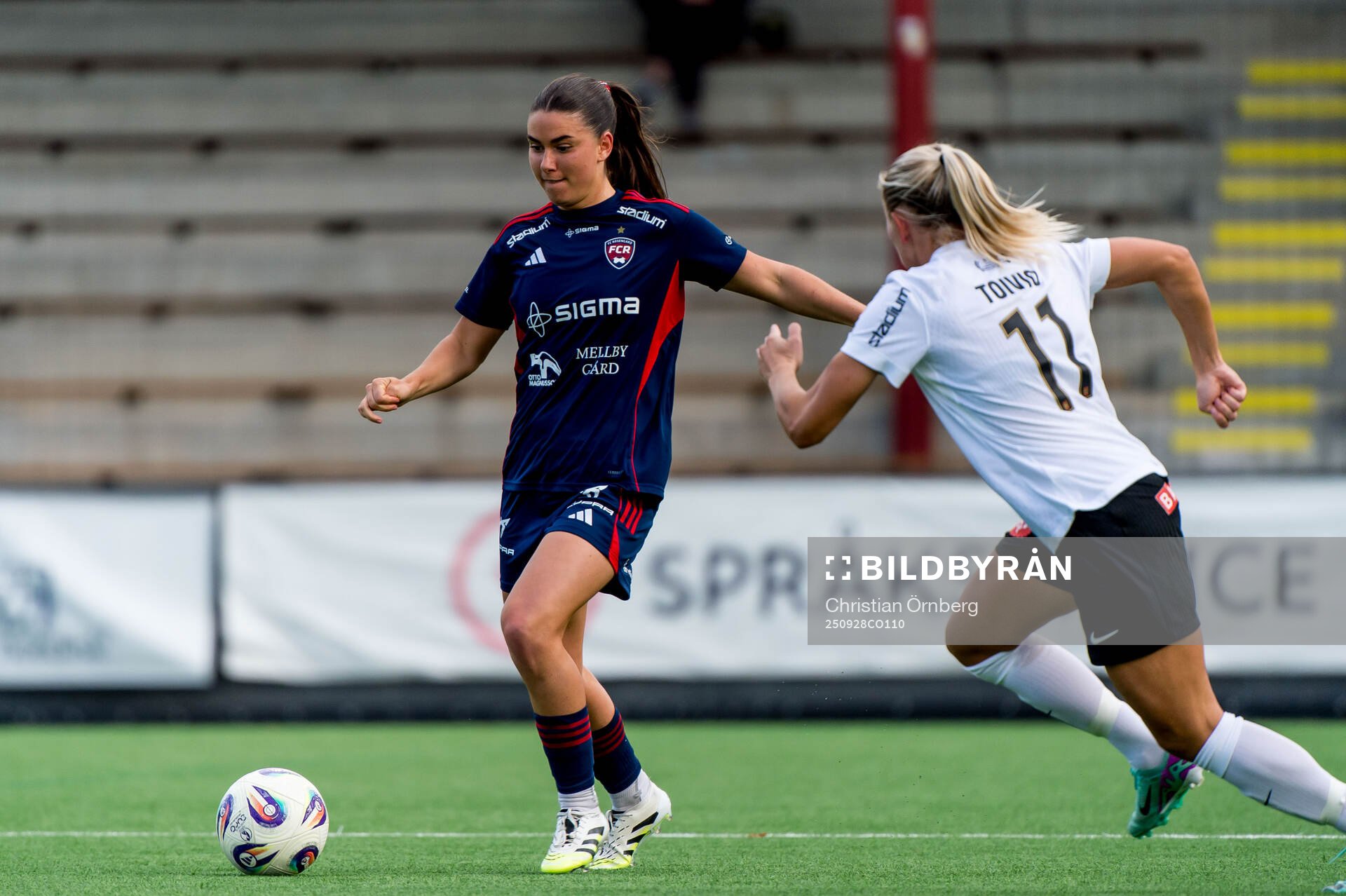 Rosengårds Emilia Pelgander och Brommapojkarnas Ellen