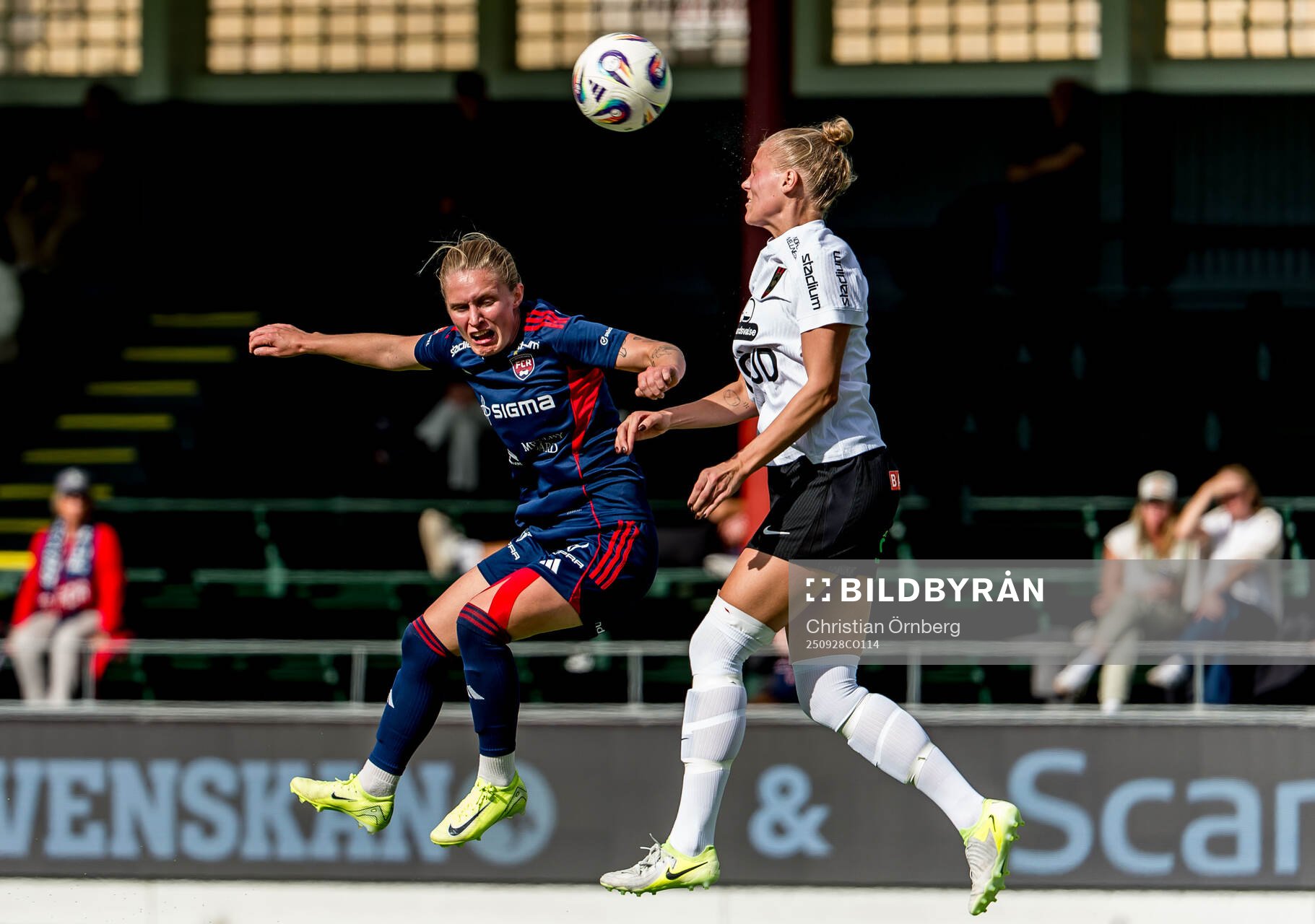 Rosengårds Emilia Larsson och Brommapojkarnas Amanda Wulff