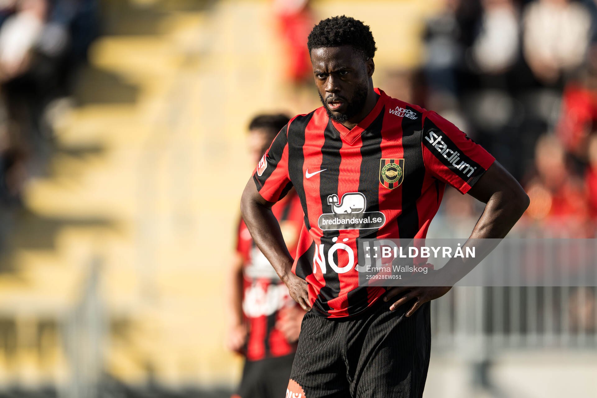 Brommapojkarnas Isak Ssali Ssewankambo deppar