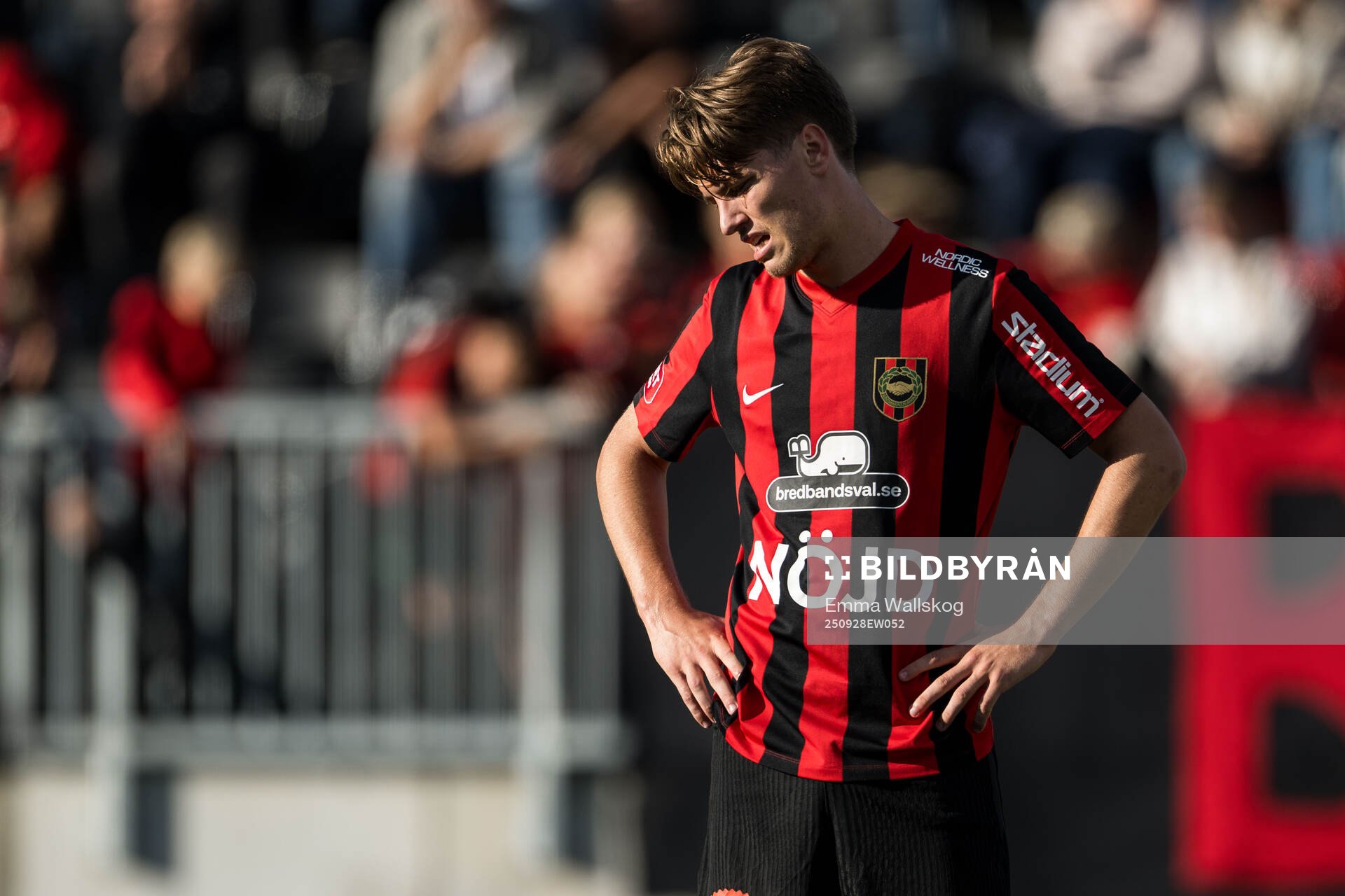 Brommapojkarnas Alex Timossi Andersson deppar