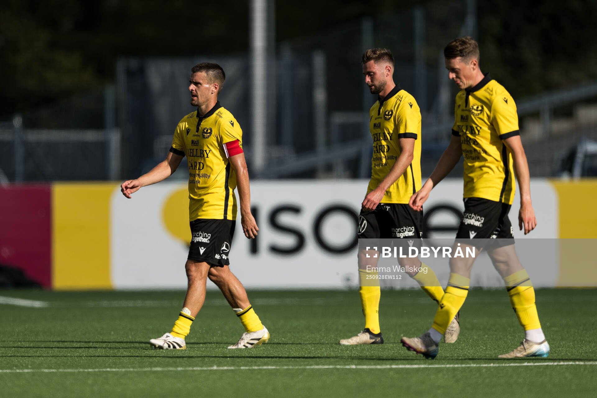Mjällbys Jesper Gustavsson, Uba Charles Nwokoma och Elliot