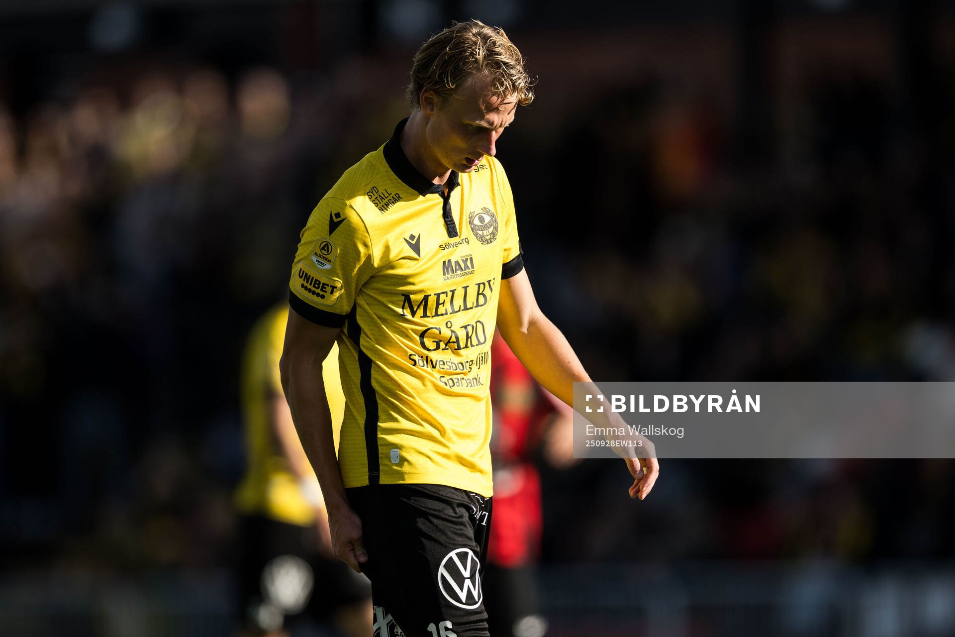 Mjällbys Alexander Johansson deppar