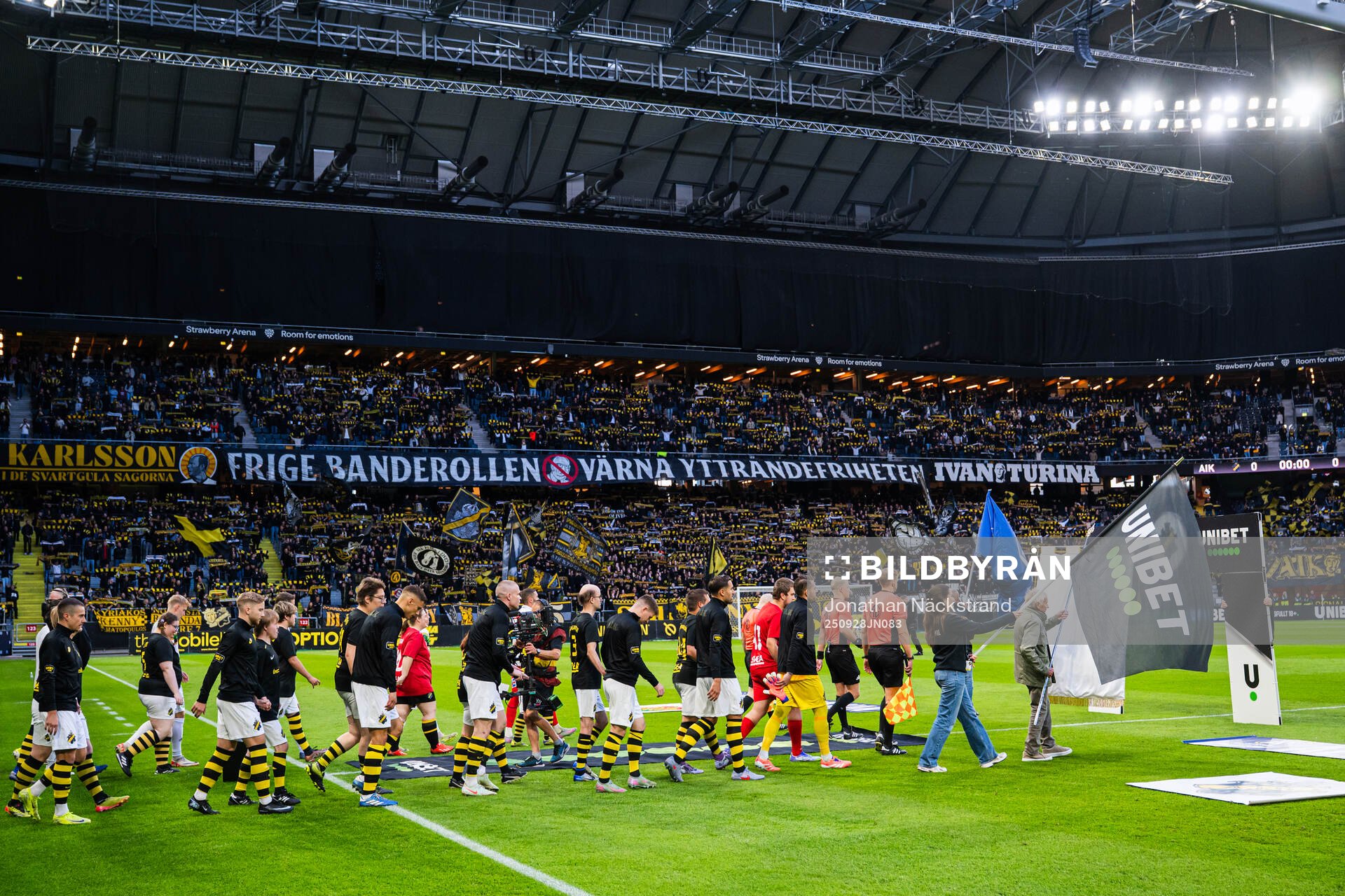 AIKs och GAIS spelare