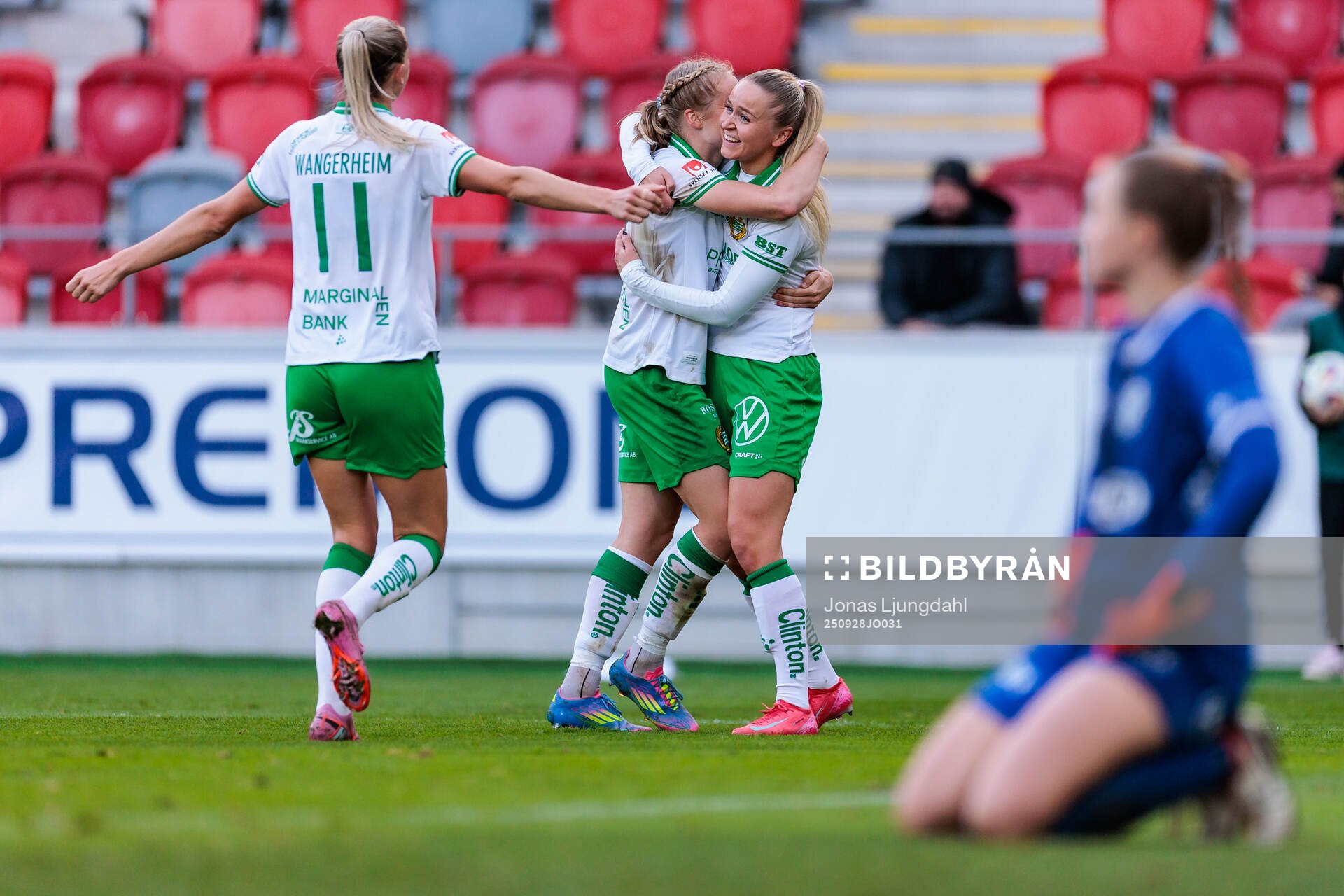 Hammarbys Anna Jøsendal jublar