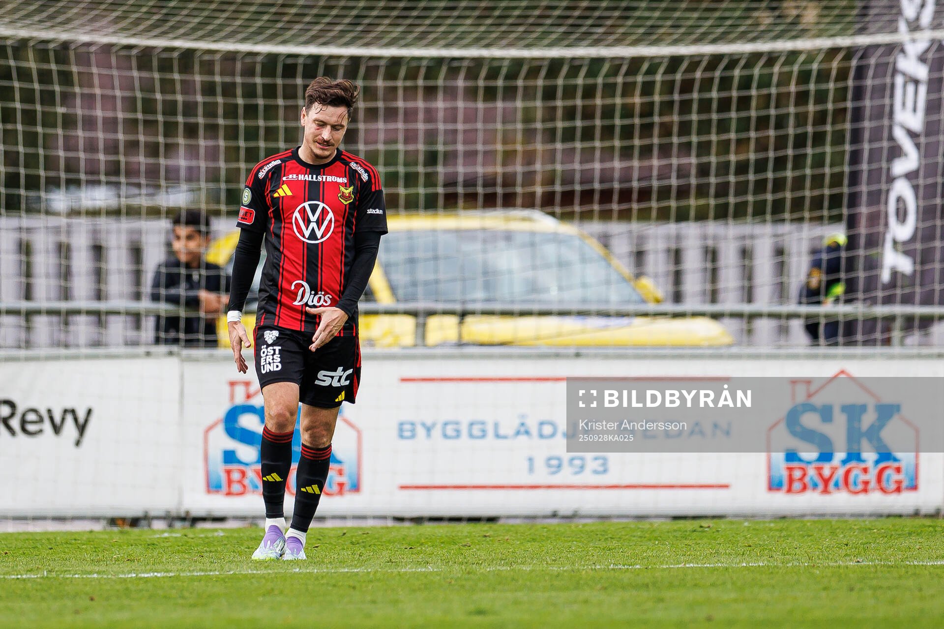 Östersunds Jamie Ryan Hopcutt deppar