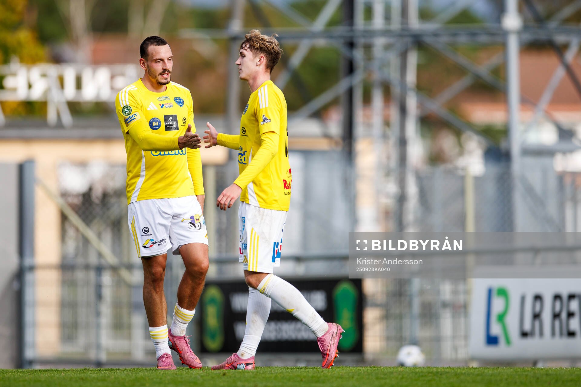 Falkenbergs Viktor Ekblom och Hampus Källström