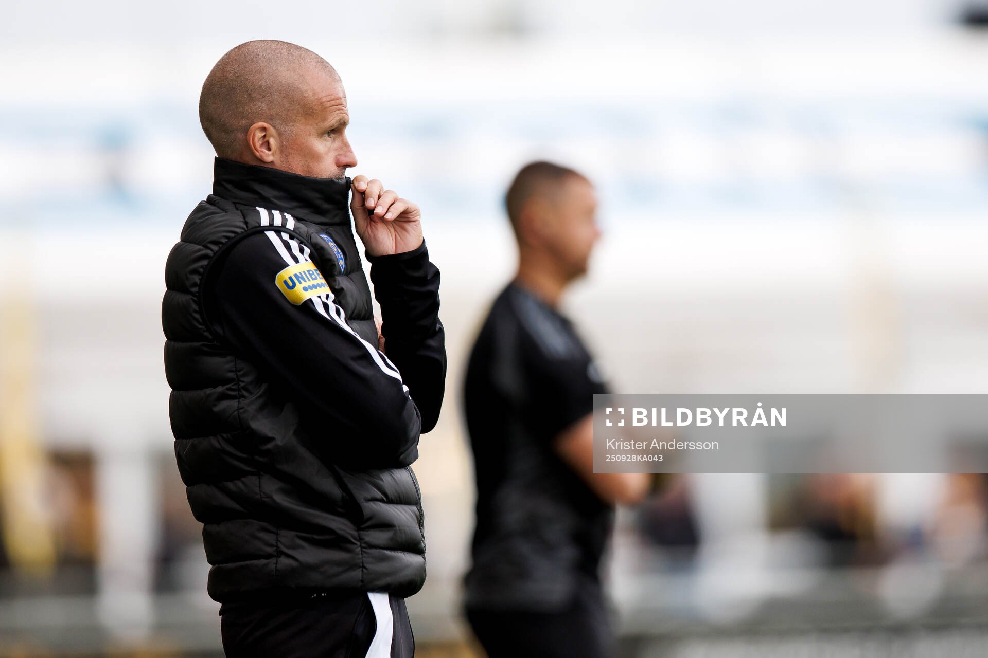 Falkenbergs tränare Christoffer Andersson