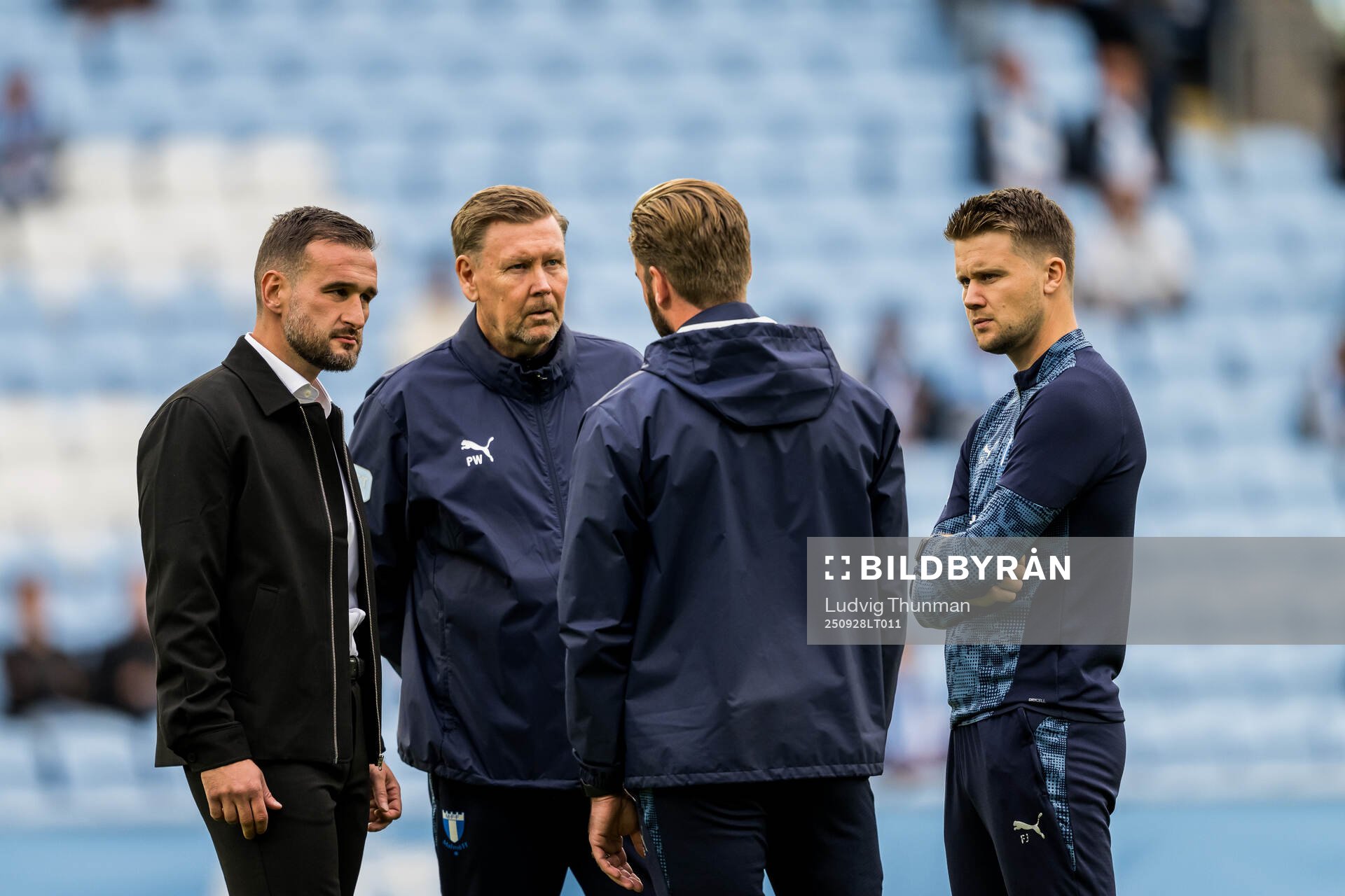 Malmö FFs huvudtränare Anes Mravac, assisterande tränare