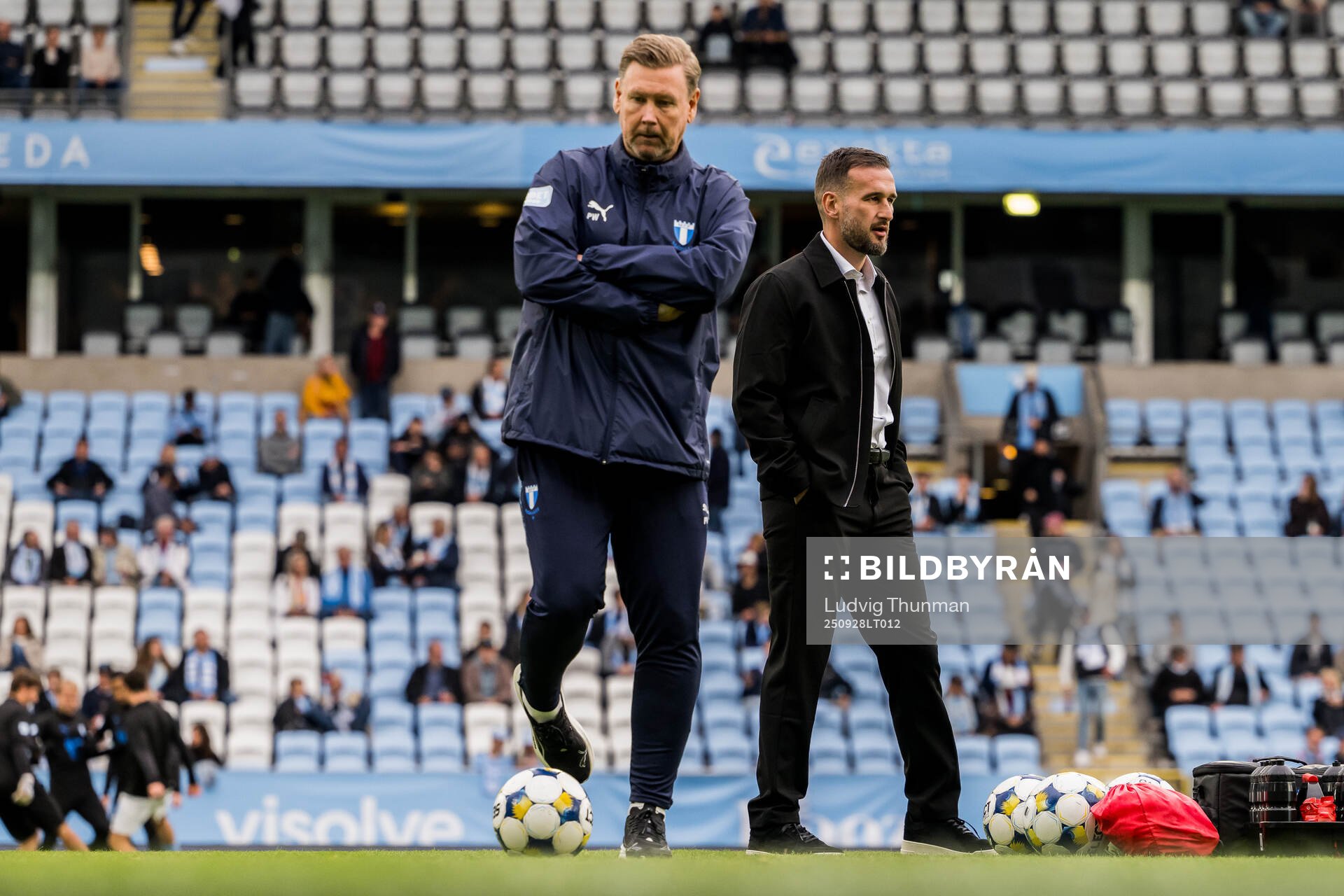 Malmö FFs assisterande tränare Peter Wettergren och