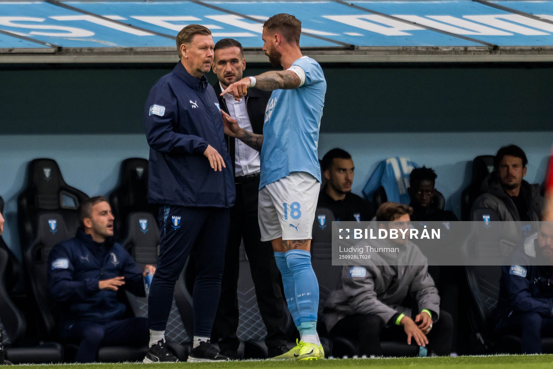 Malmö FFs assisterande tränare Peter Wettergren,