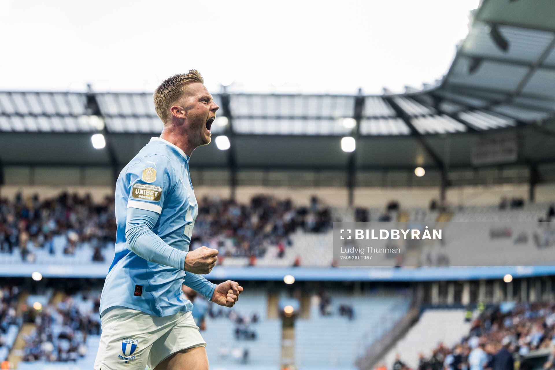 Malmö FFs Anders Christiansen jublar