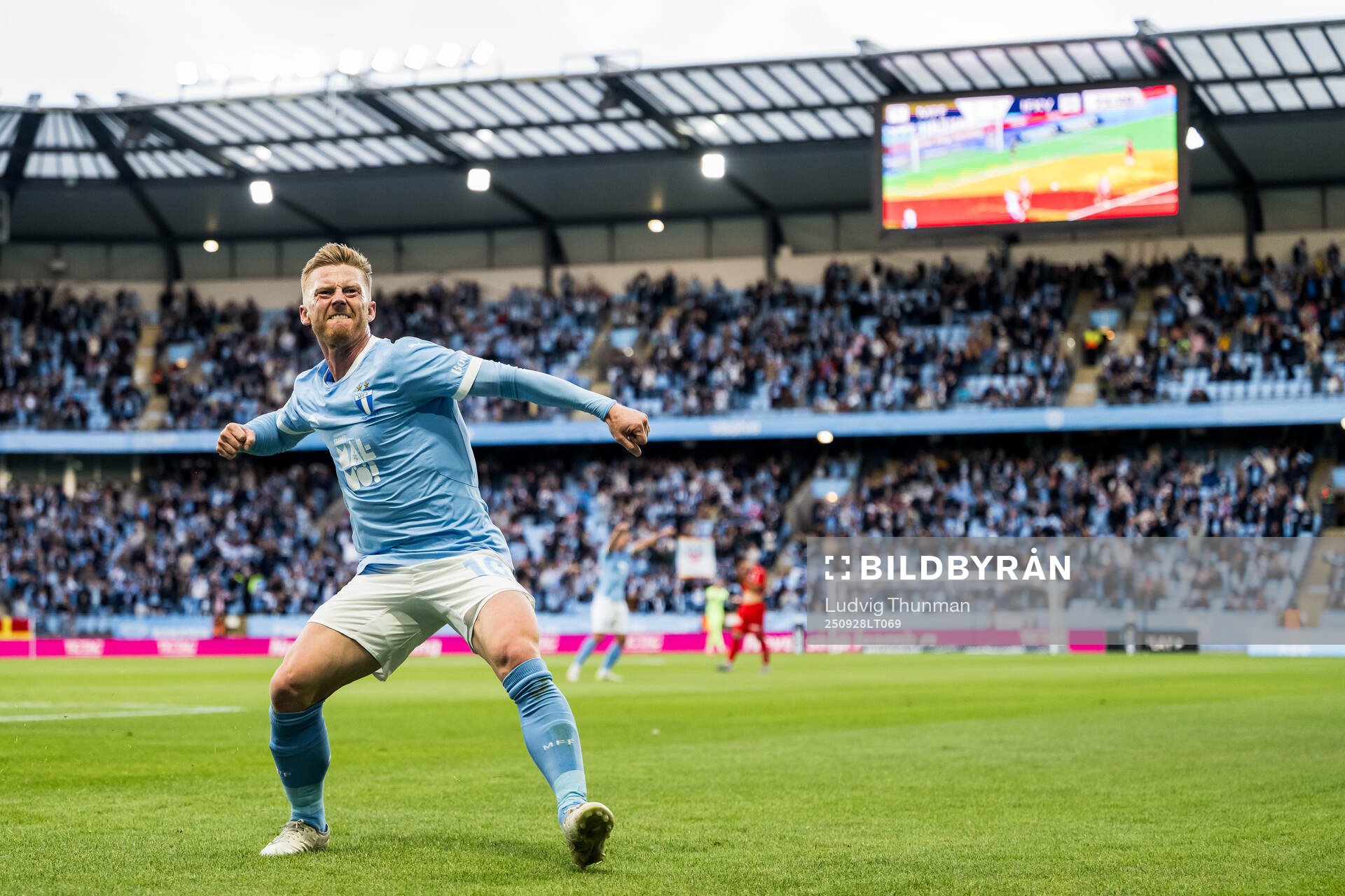 Malmö FFs Anders Christiansen jublar