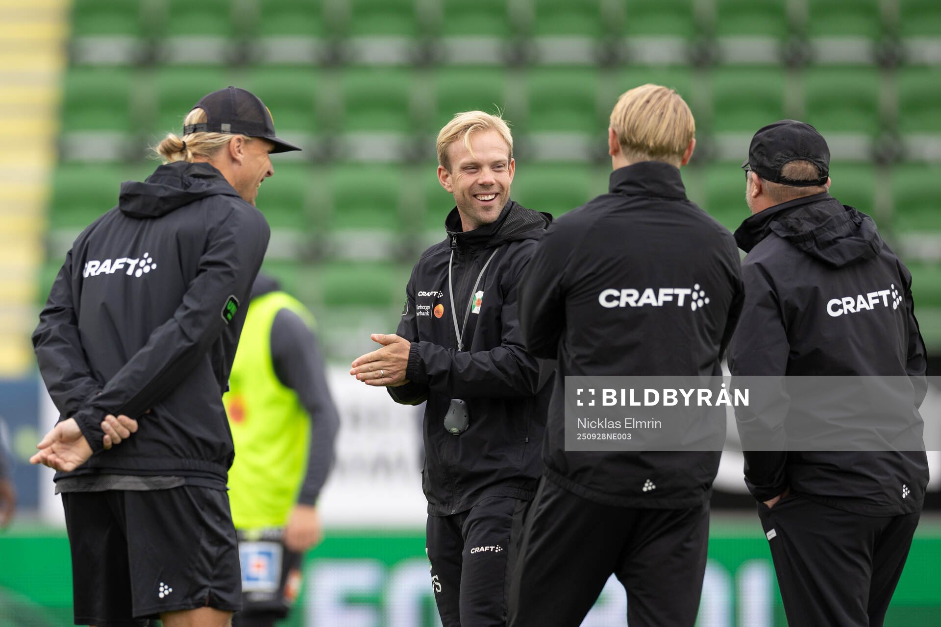 Varbergs assisterande tränare Victor Salwén